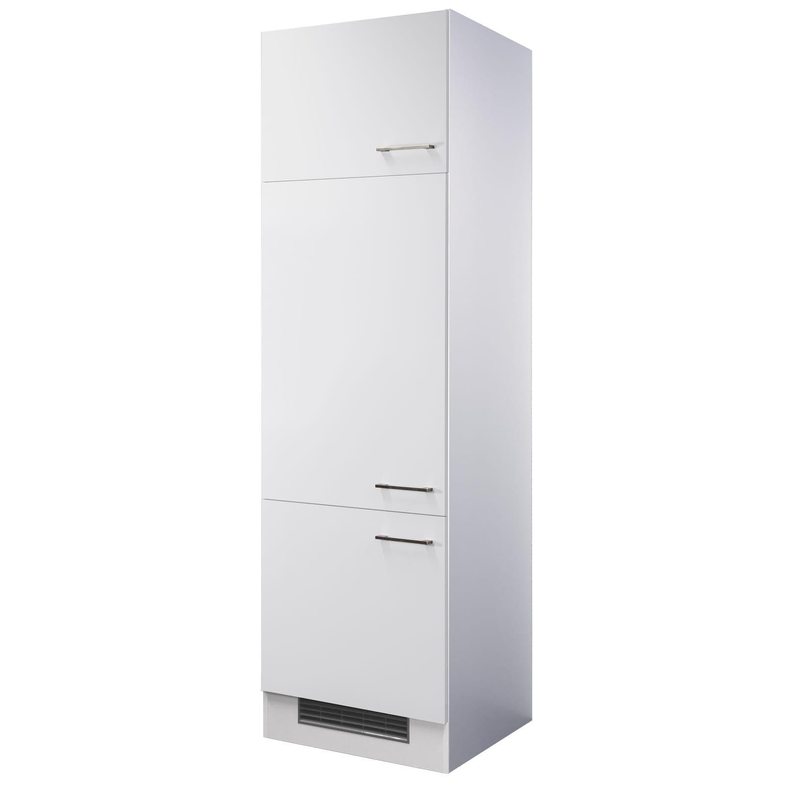 Flex-Well Kühlumbauschrank Kopenhagen Weiß Modern