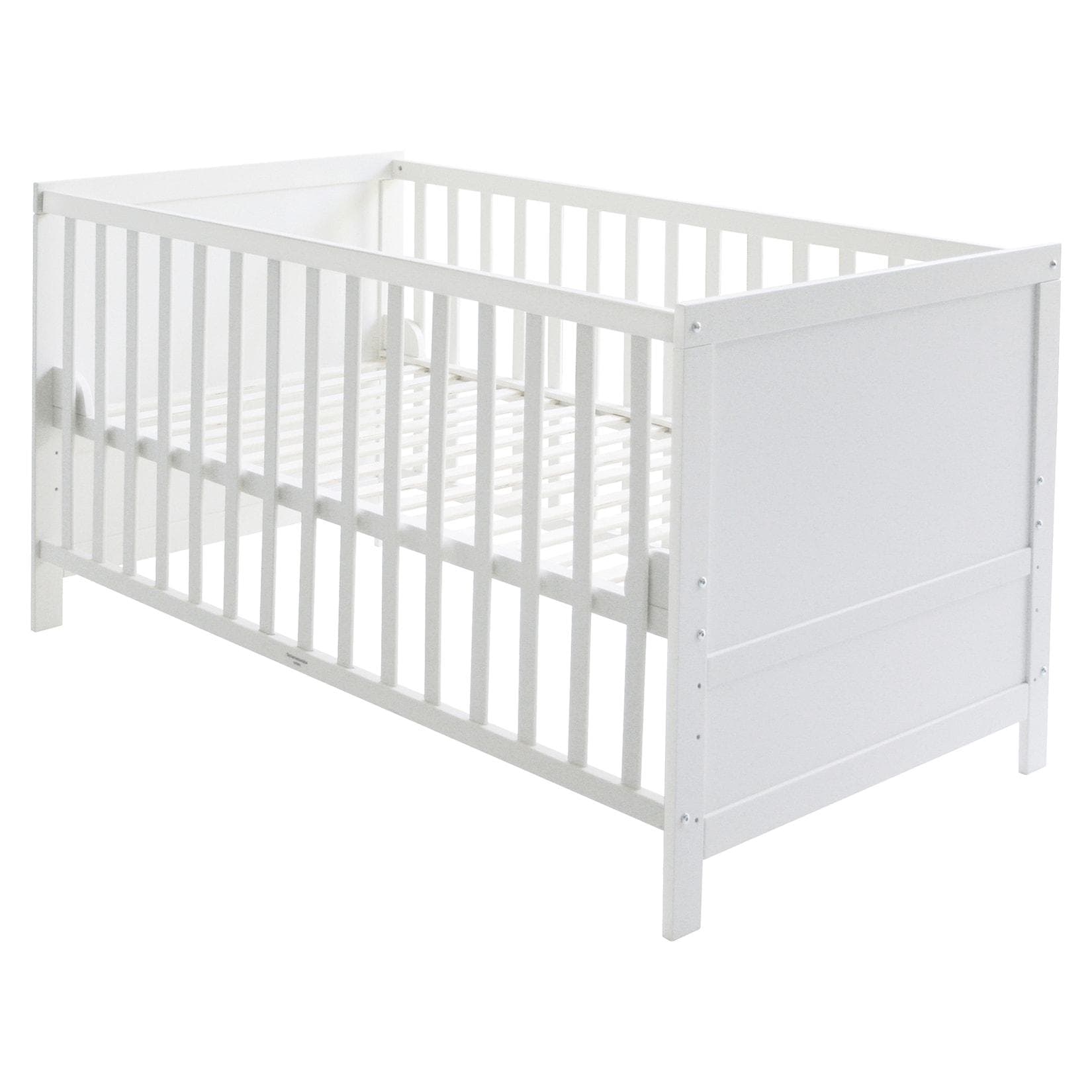 roba® Babybett Gitterbett 3-fach höhenverstellbar Umbaubar