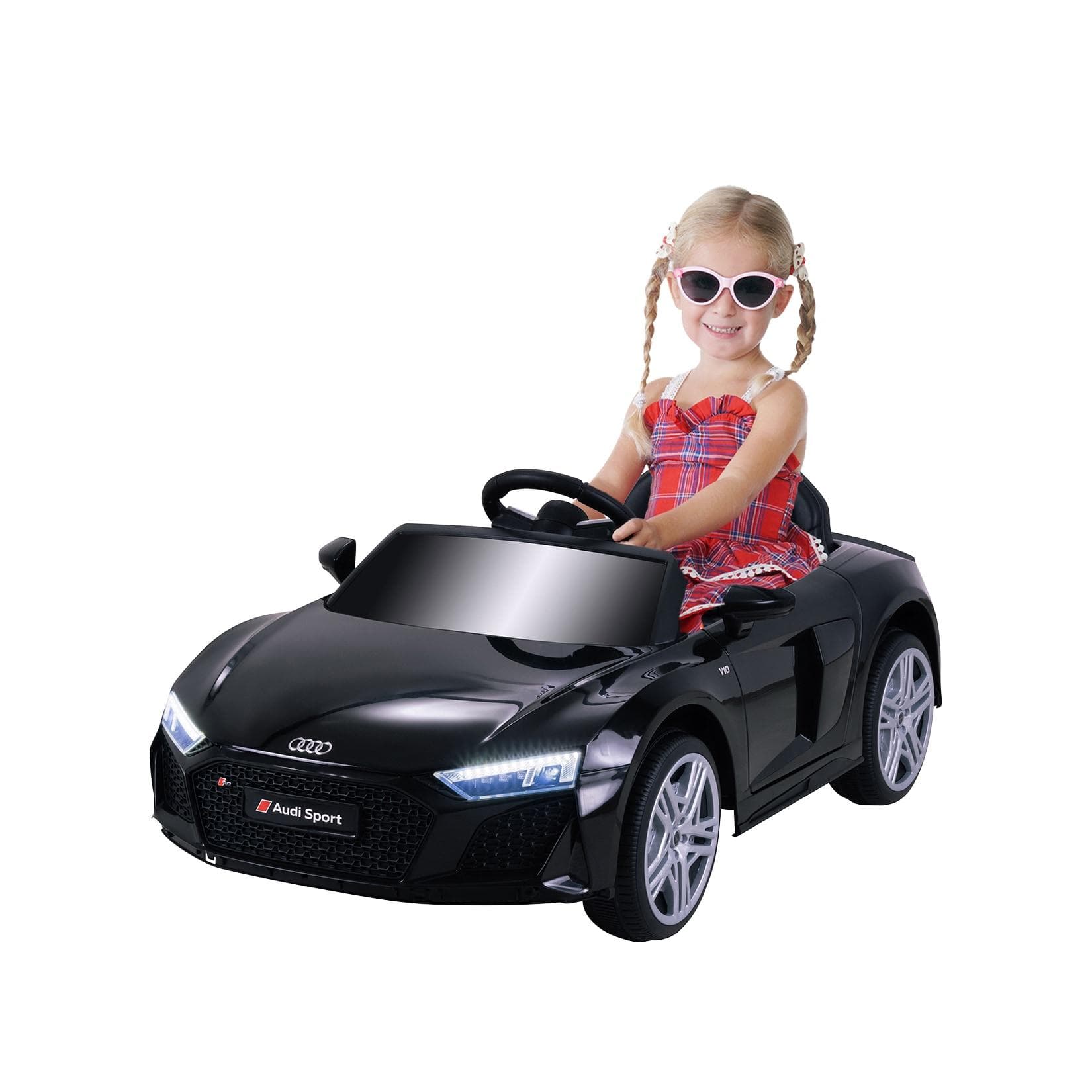 Actionbikes Motors Kinder-Elektroauto Audi R8 Spyder Schwarz