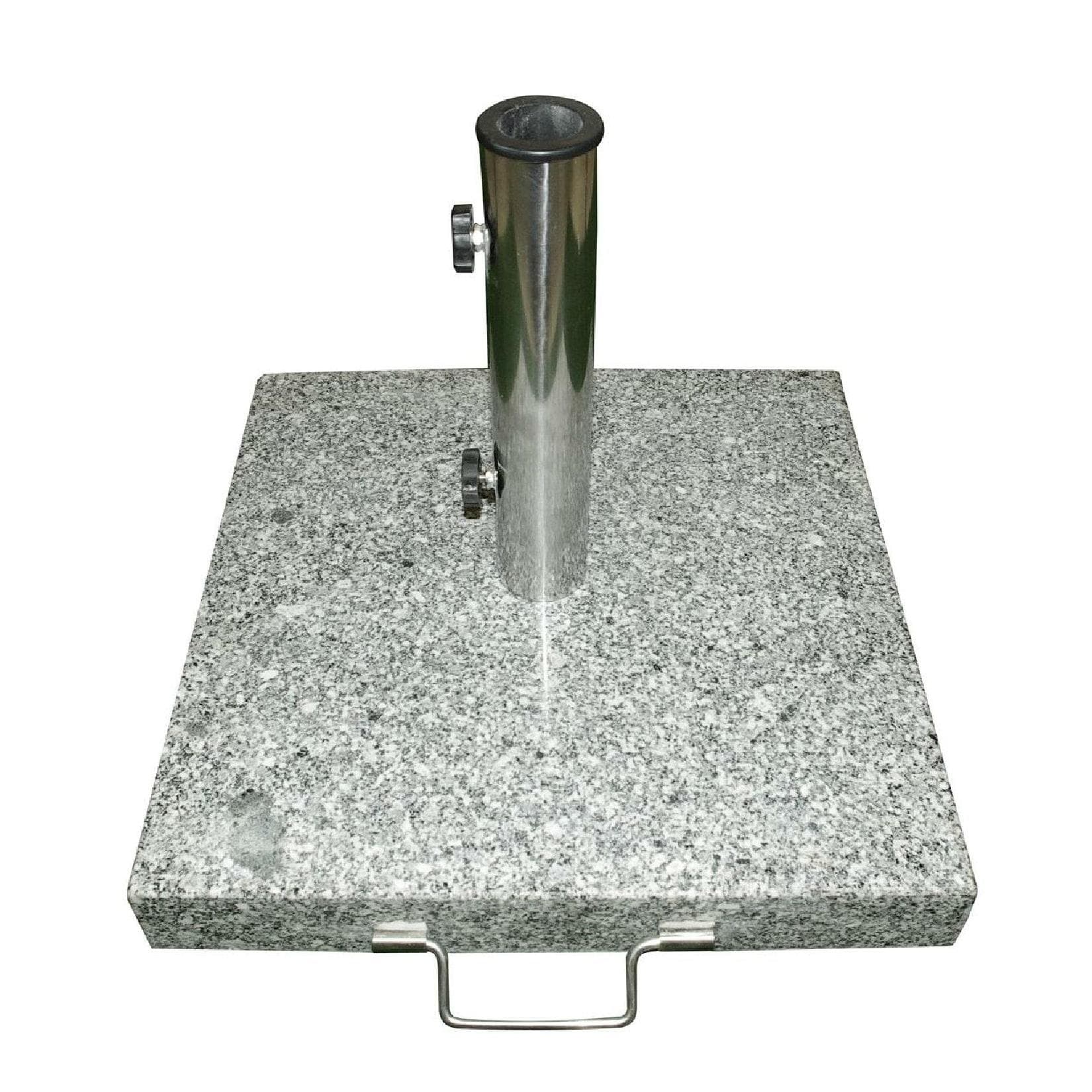 VCM Sonnenschirmständer 25 kg Granit Grau Eckig