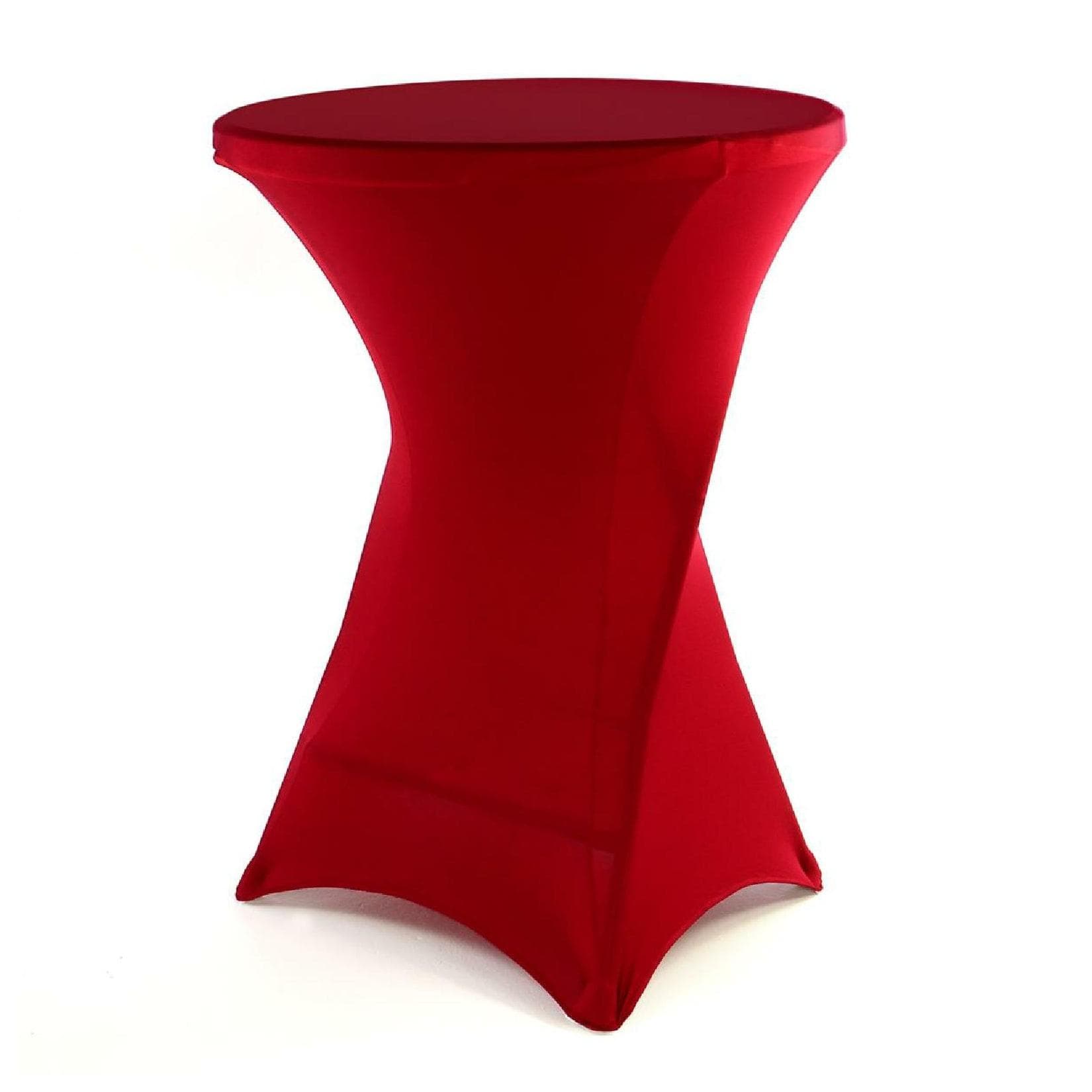 VCM Stretchhusse für Stehtische - Rot, Dehnbarer Polyester & Elastan