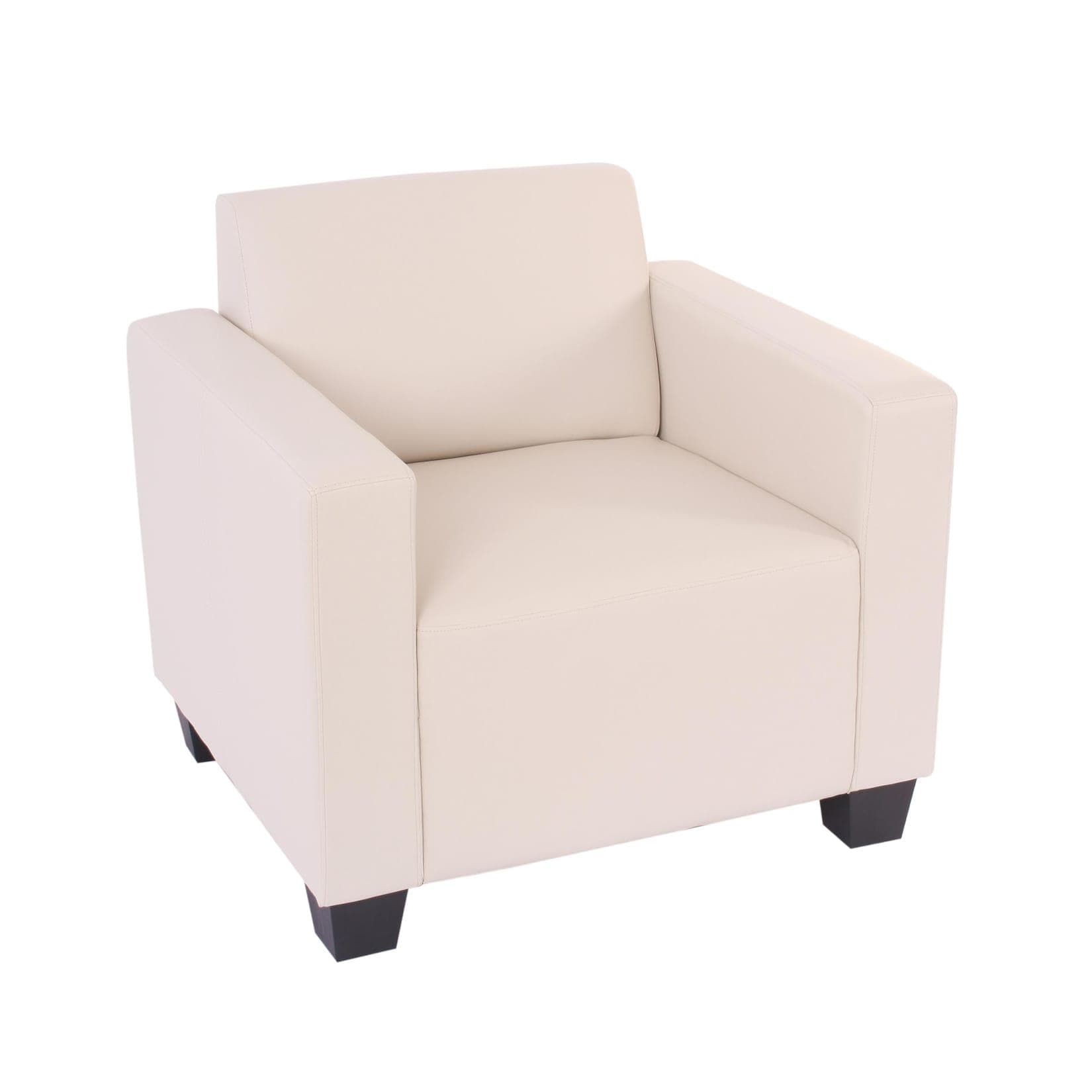 MCW Modular Sessel Loungesessel Moncalieri Kunstleder Creme