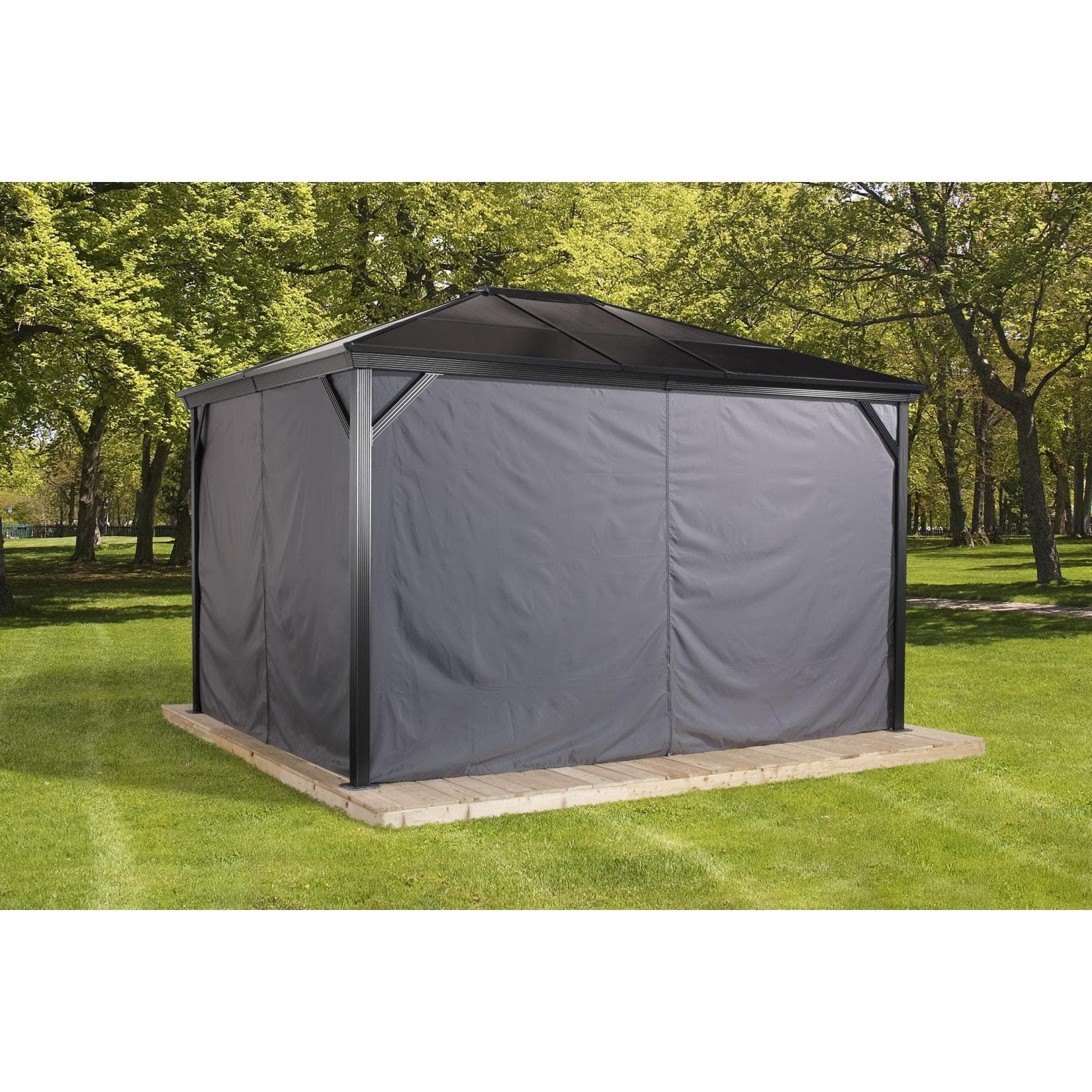 Pavillonseitenteil SOJAG Verona 10x10 Grau Polyester