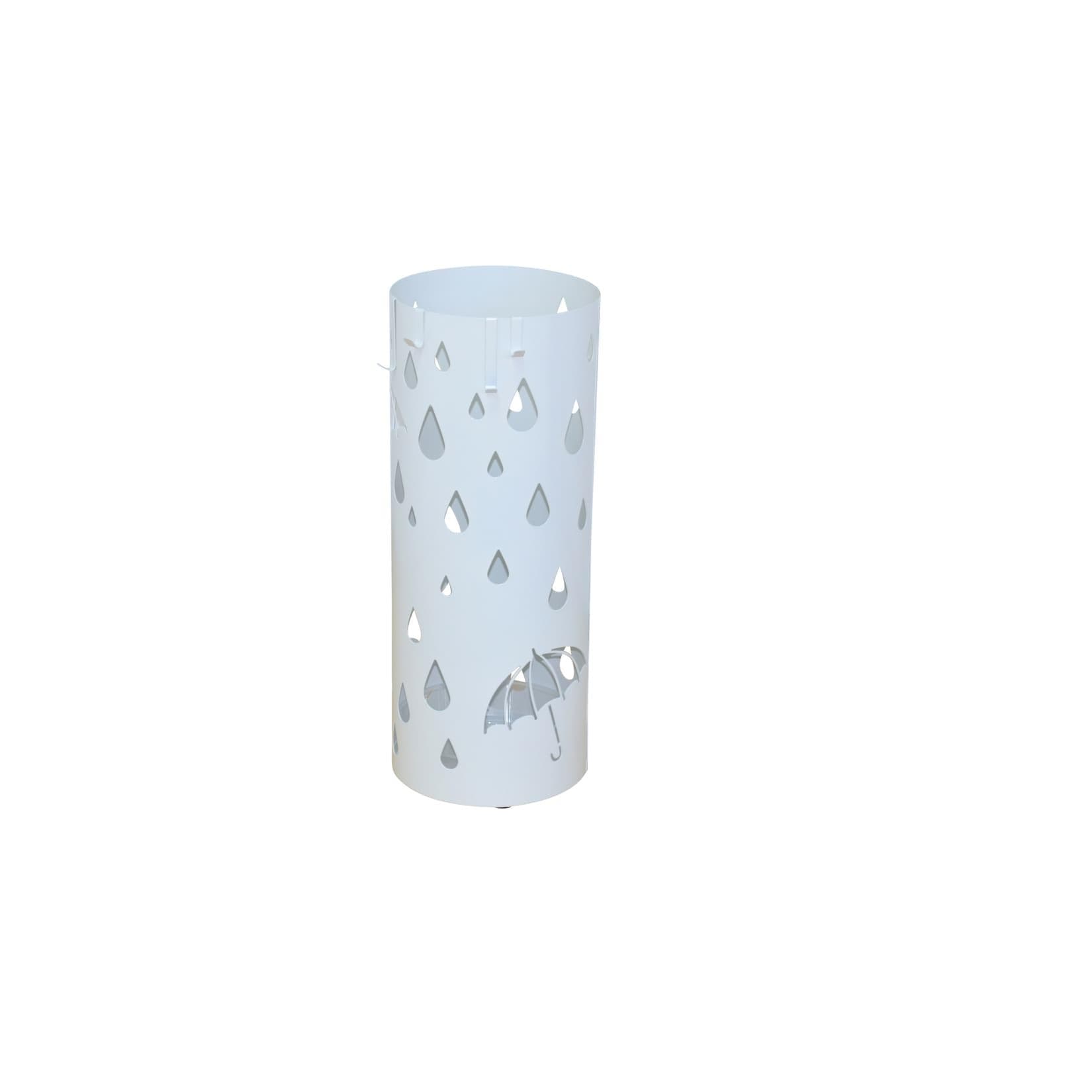 moebel-direkt-online Schirmständer Susi Metall - Trendfarben Weiß/Schwarz