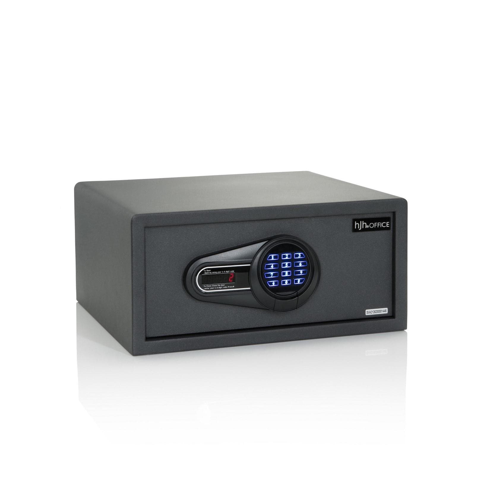 hjh OFFICE Tresor SAFE COMPACT I Stahl