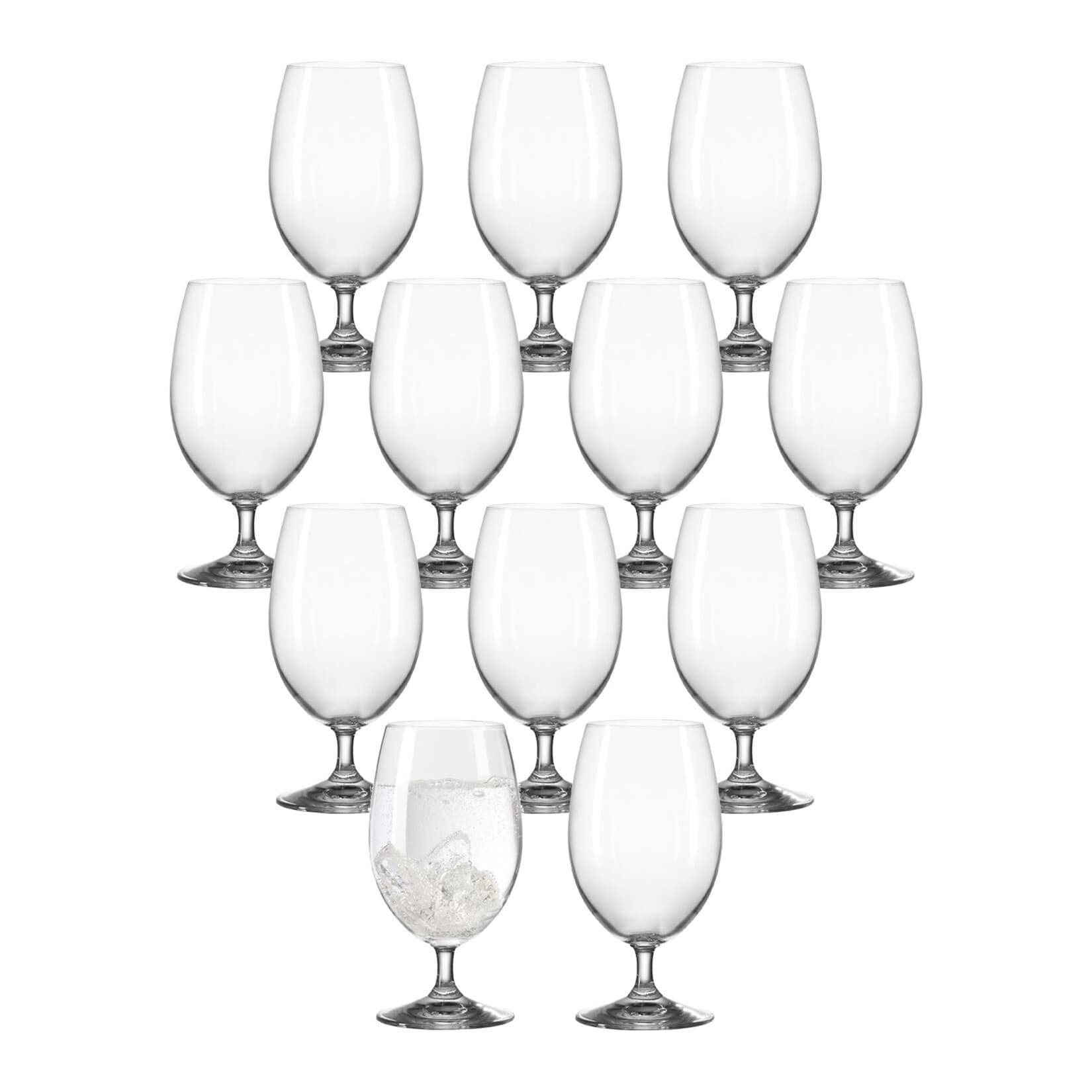 Leonardo Wasserglas Daily 370 ml 12er Set Transparent