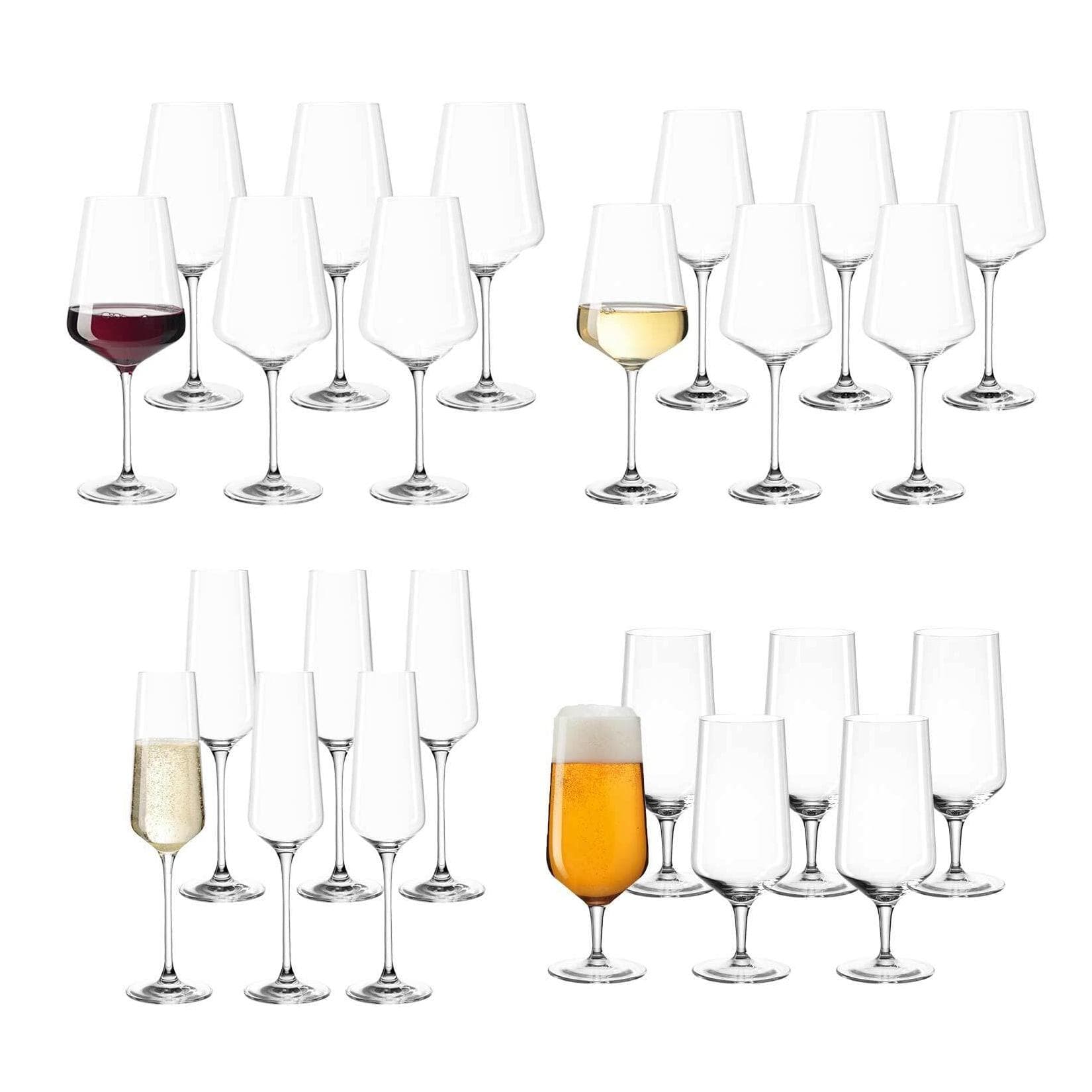 Leonardo Gläserset Puccini 24er Set Transparent Modern