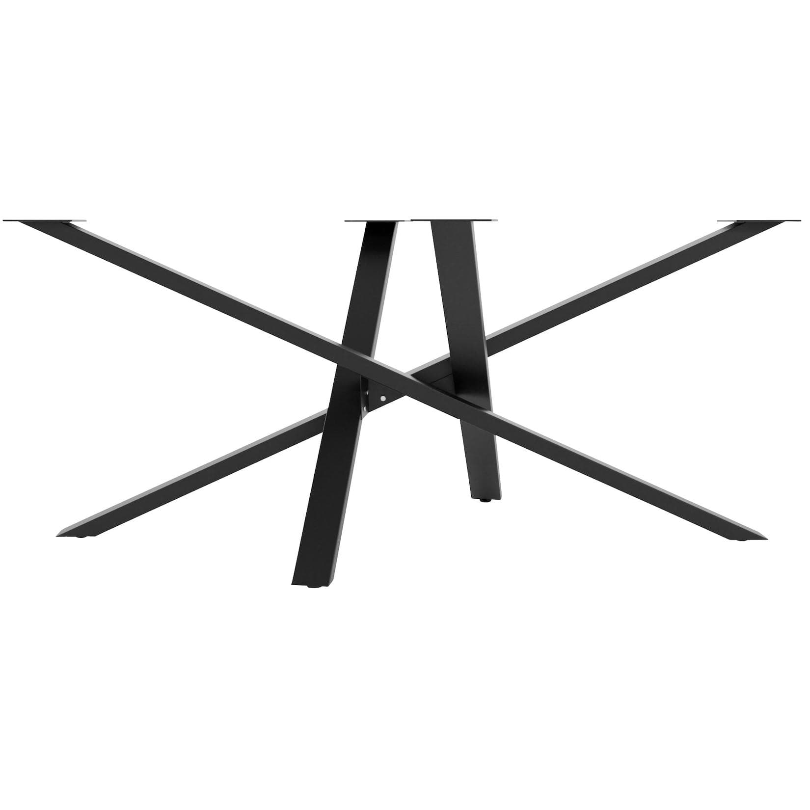 CLP Tischbein Jimmy Kreuzgestell Schwarz Metall DIY