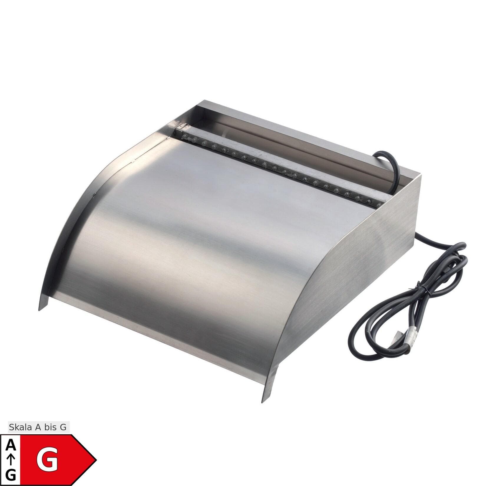 Ubbink Nevada 30 Inox Wasserfall mit LED Beleuchtung Edelstahl