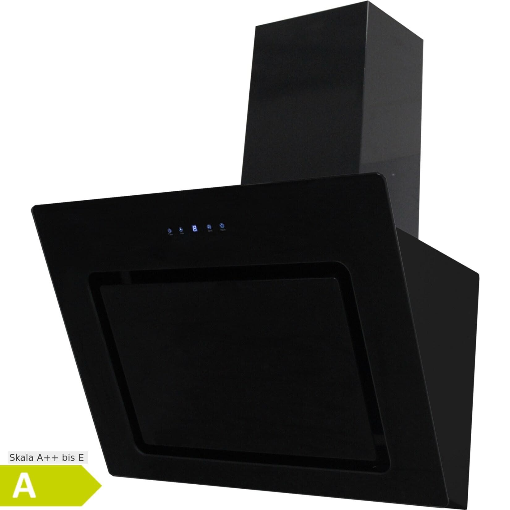 PKM Dunstabzugshaube S7-60ABTH Kopffreihaube 60 cm Schwarz