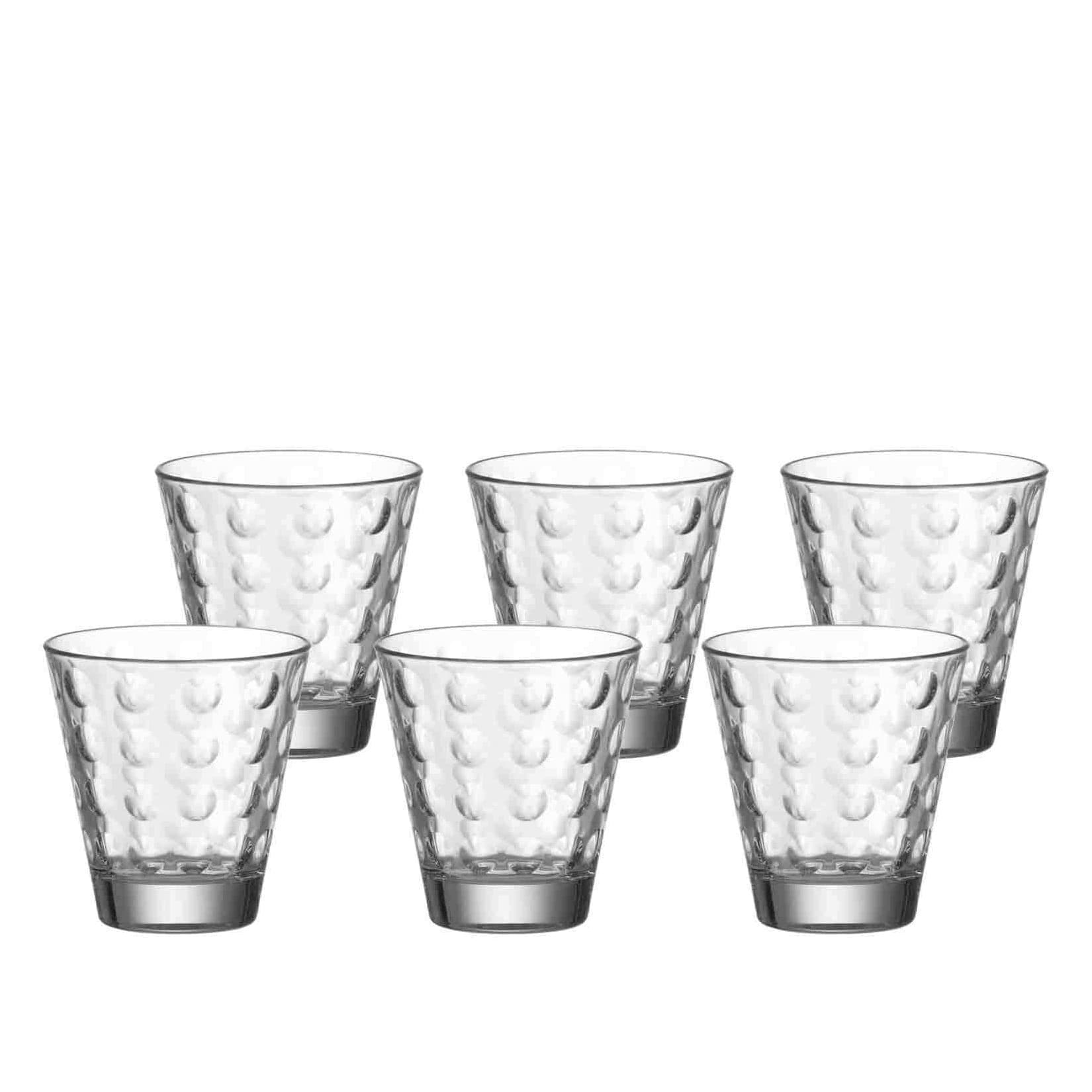 Leonardo Trinkgläser Optic 215 ml 6er Set transparent