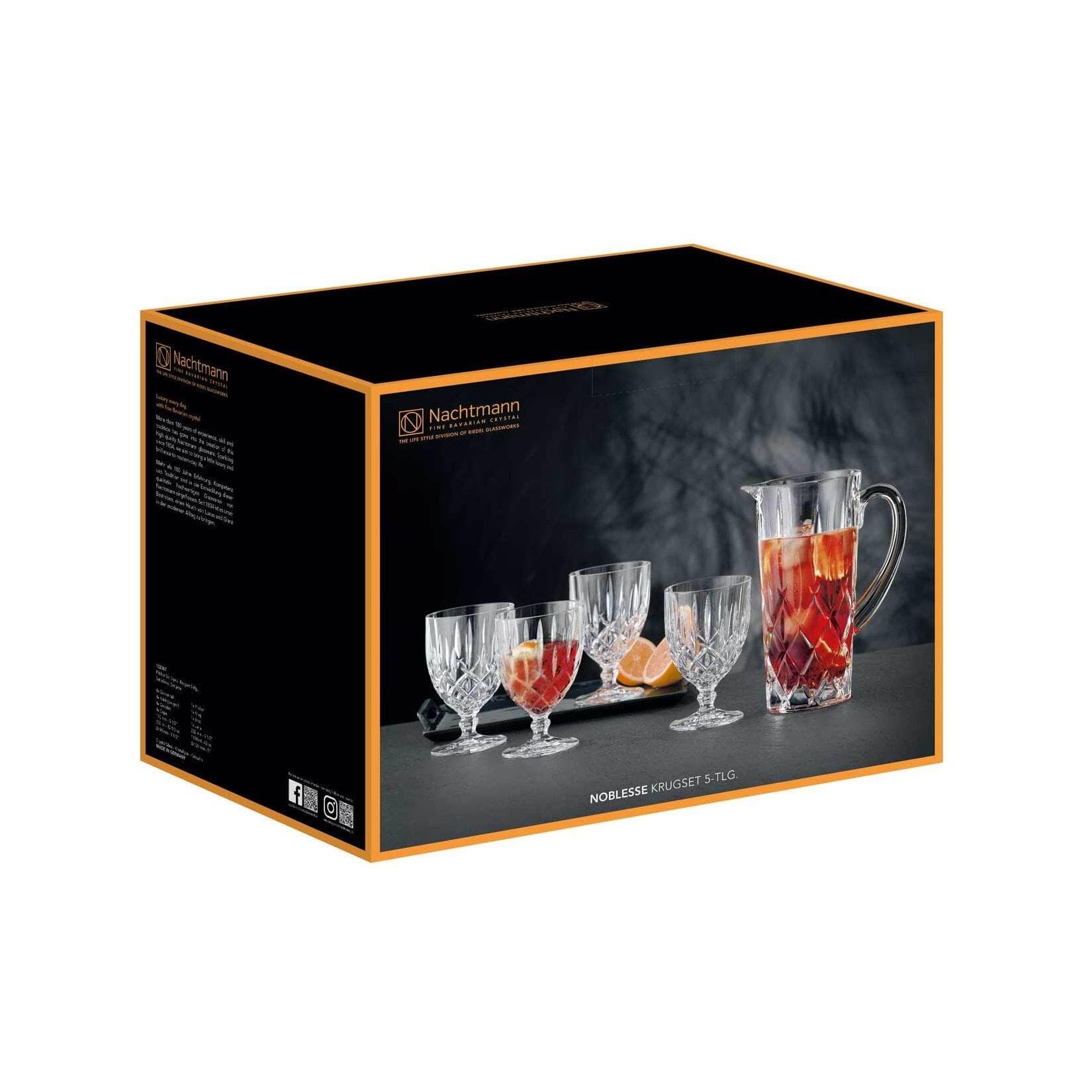 Nachtmann Krugset Noblesse 5er Set Kristallglas