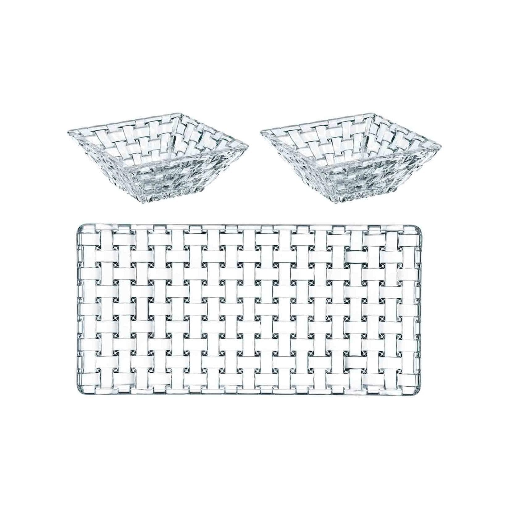 Nachtmann Bossa Nova Servierplatten 3er Set Weiß Keramik
