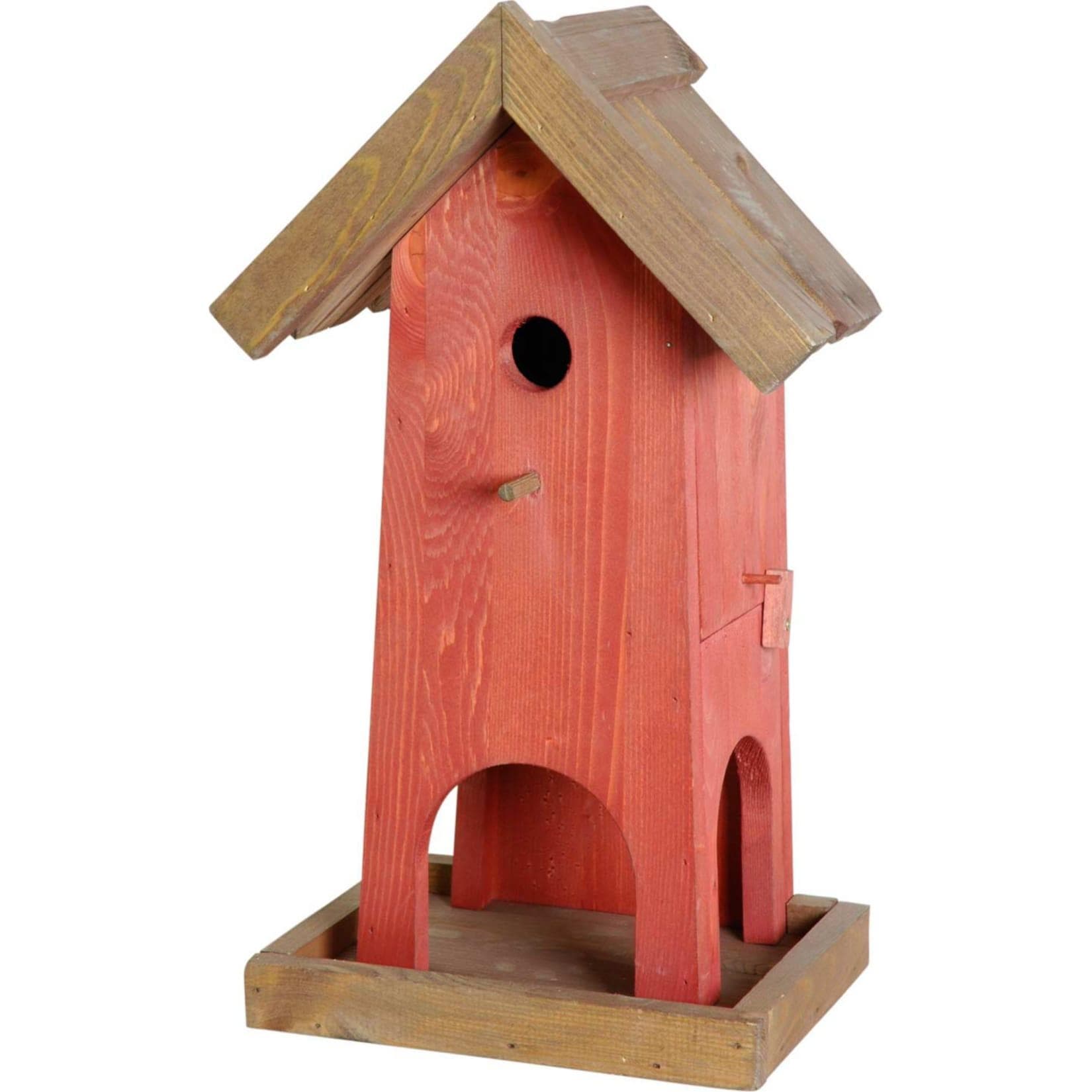 Dobar Futterhaus-Nistkasten-Kombination Rot-Braun