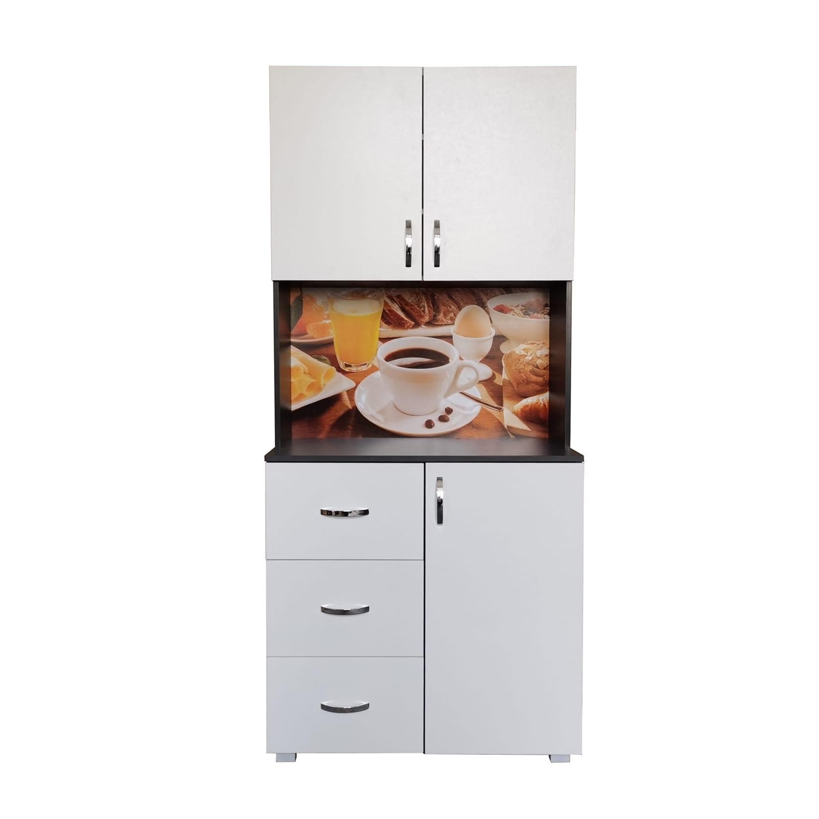 HTI-Living Küchenbuffet 3 Schubladen Blanca Bistro Weiss