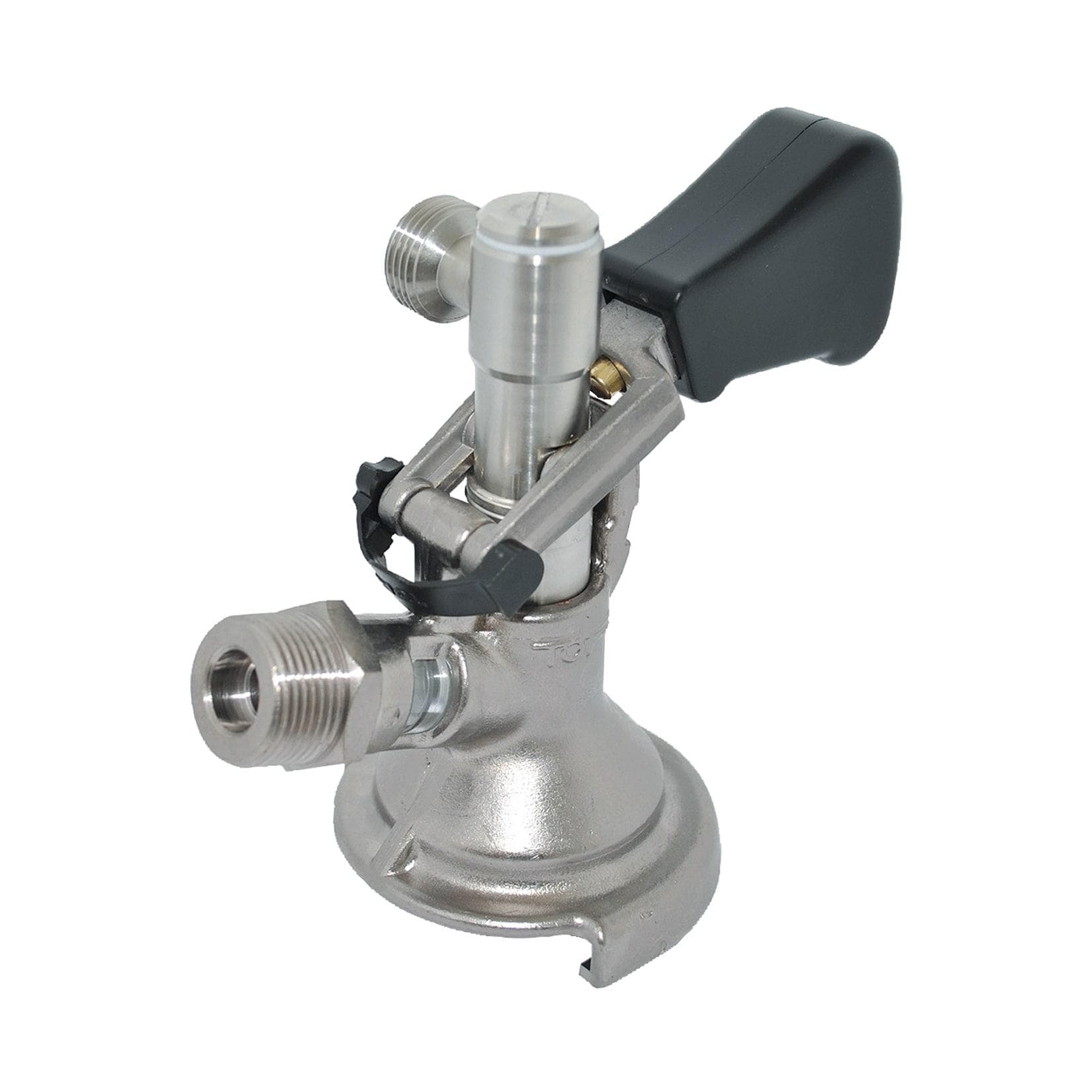 Zapfkopf - Keg Verschluss, Kombi - Fitting, seitlicher Ausgang (Thekenanstich) von ich-zapfe