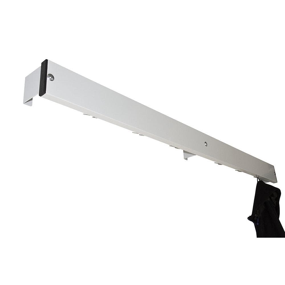 Kaiserkraft Garderobenleiste Aluminium Lichtgrau mit 6 Haken