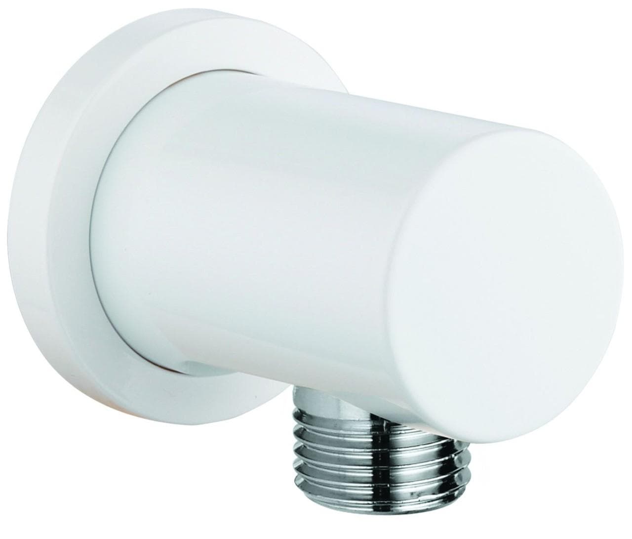 Grohe Wandanschlussbogen Rainshower 1/2" Runde Rosette Moon White