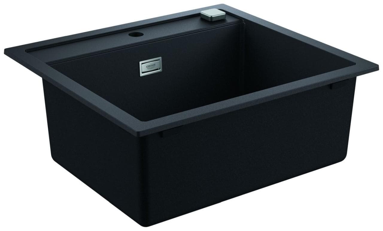 Grohe K700 Komposit-Einbauspüle 560x510mm 1 Becken Granit Schwarz