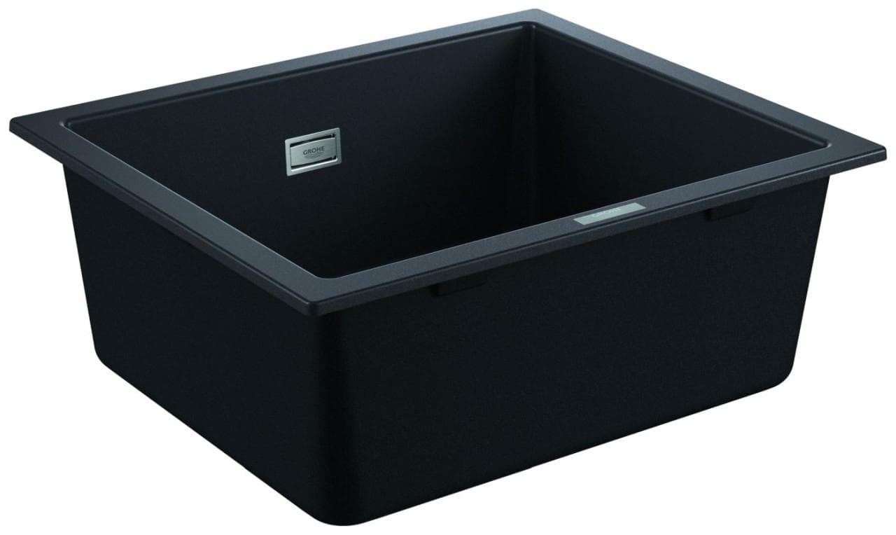 Grohe K700U Komposit-Einbauspüle 533x467mm 1 Becken Granit Schwarz