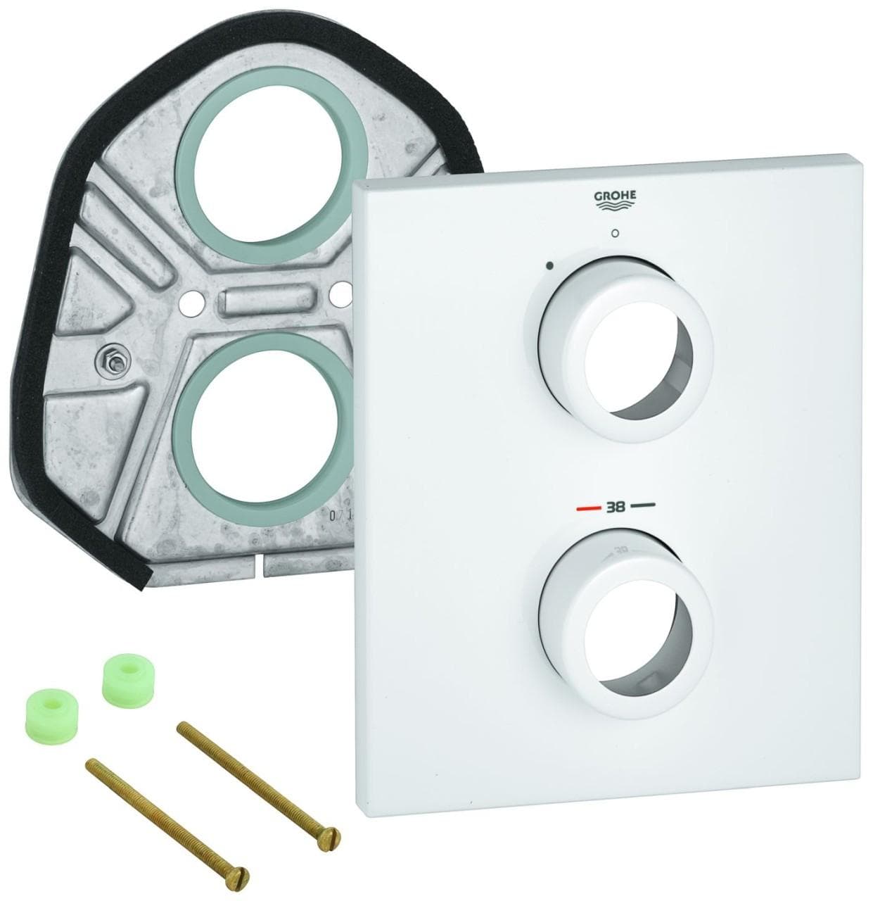 Grohe Rosette 47829 Moon White