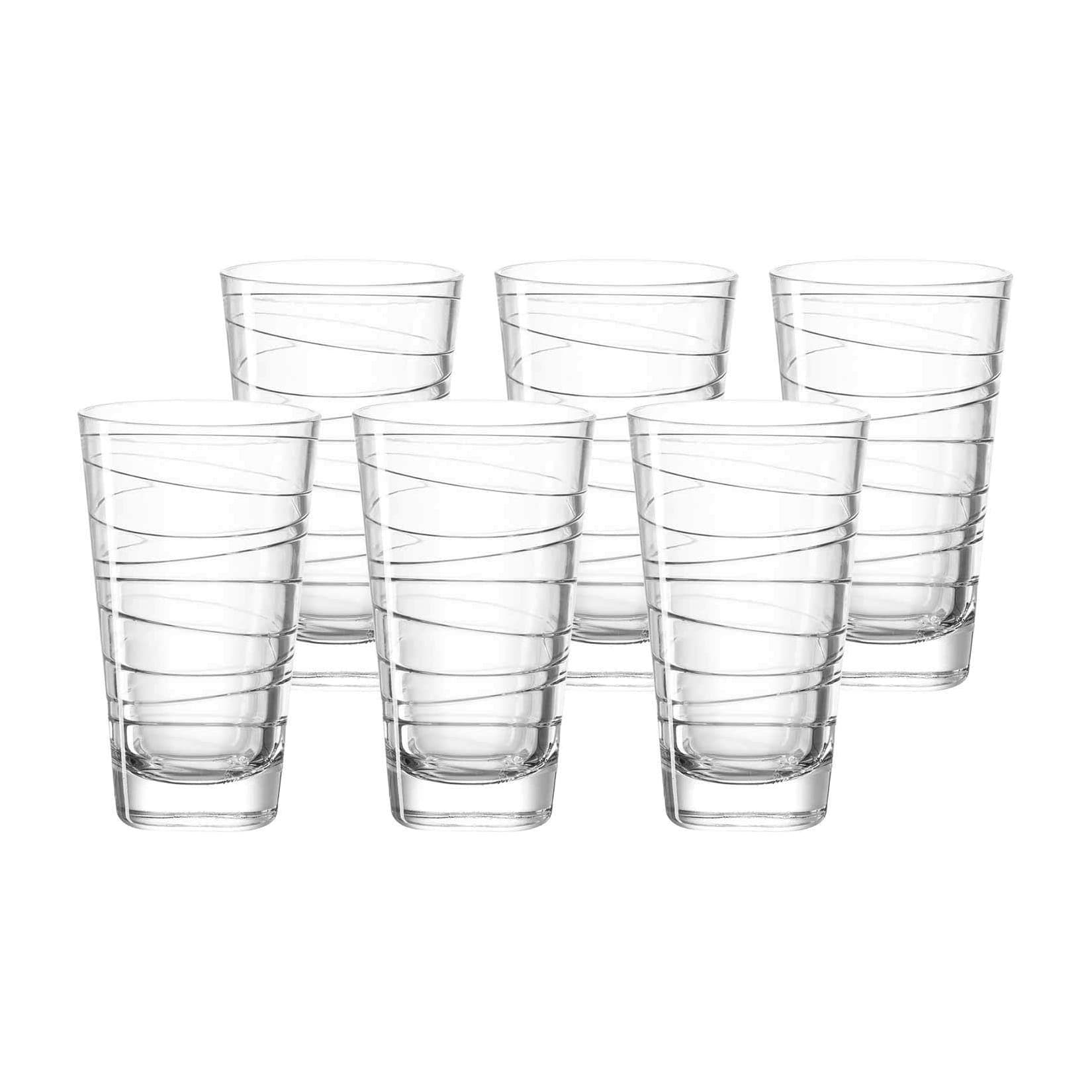 Leonardo Trinkgläser Vario 6er Set 280 ml Klar
