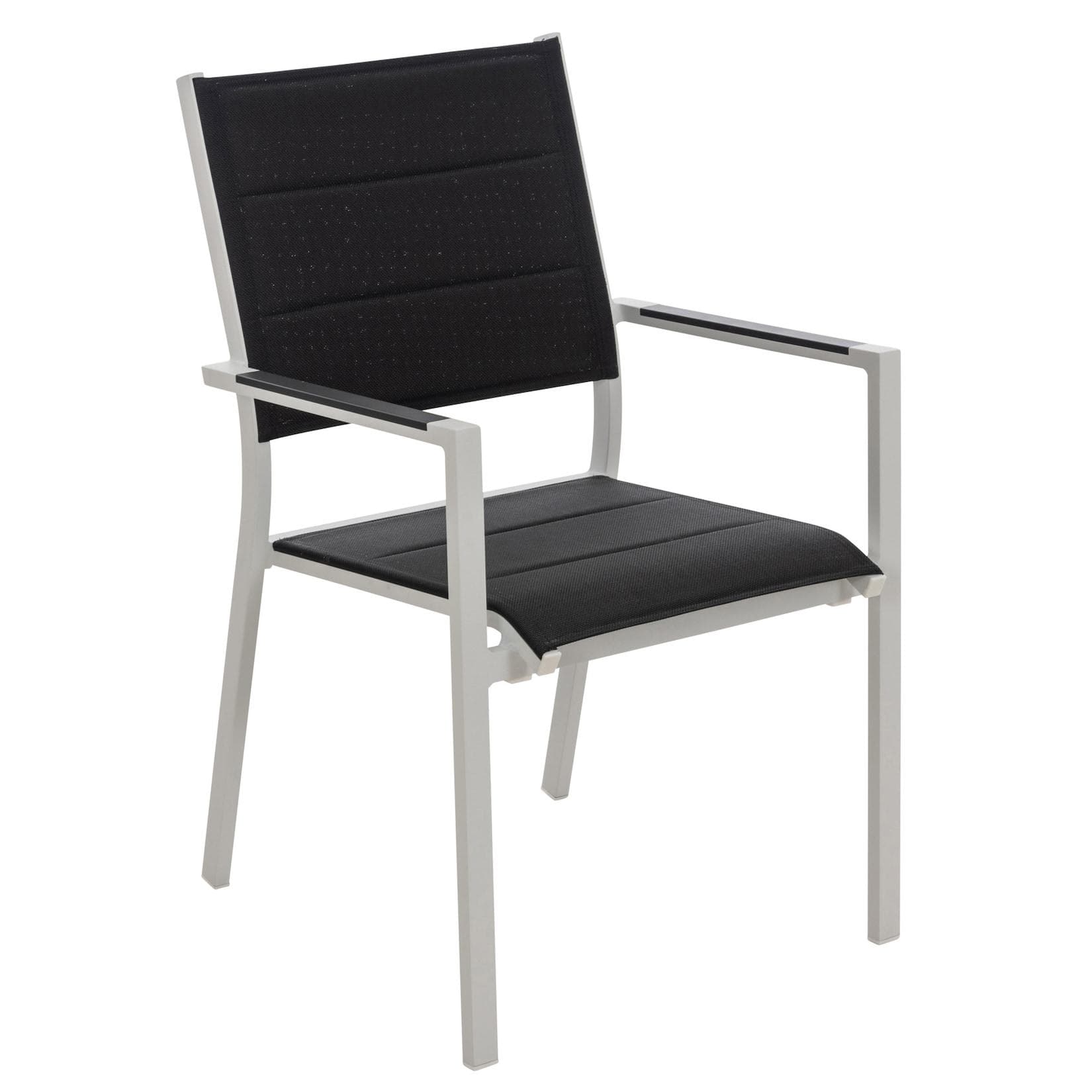 CLP Stapelstuhl Jones - Aluminium mit Mikrofaserbezug