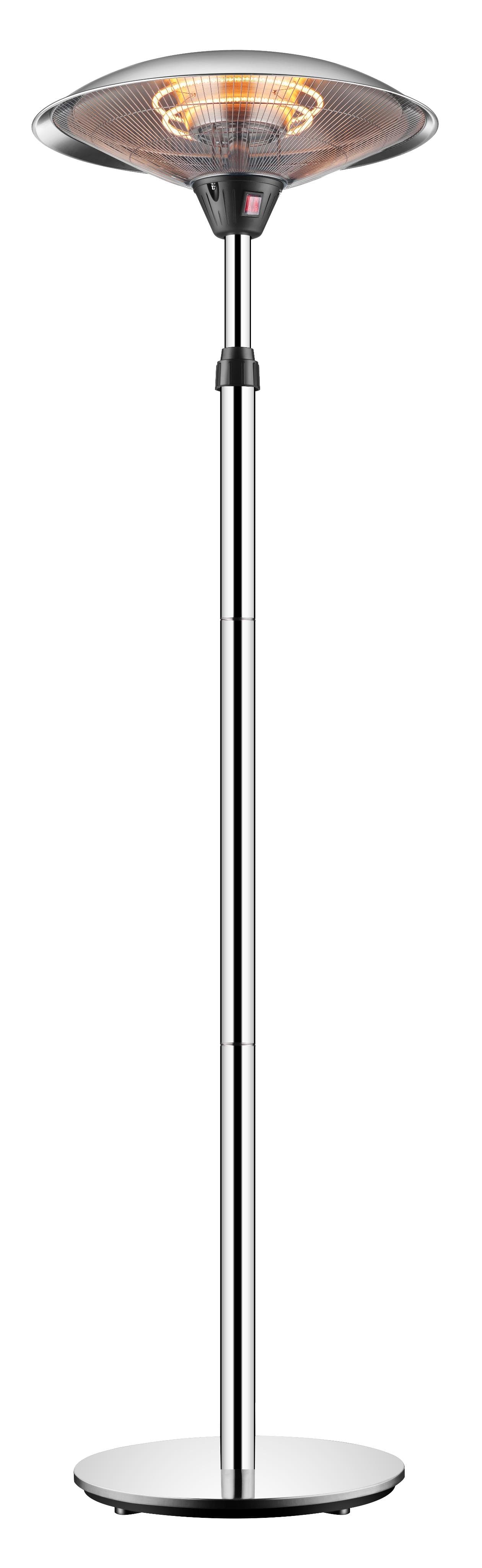 Tepro Millbury Heizstrahler 2000 Watt Silber Halogen