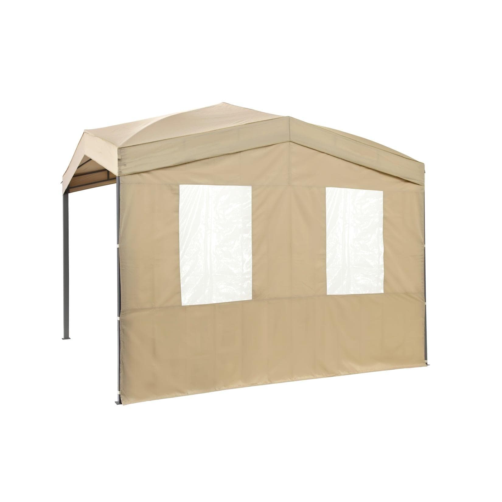 Seitenteilset in Taupe, Pavillon-Stil