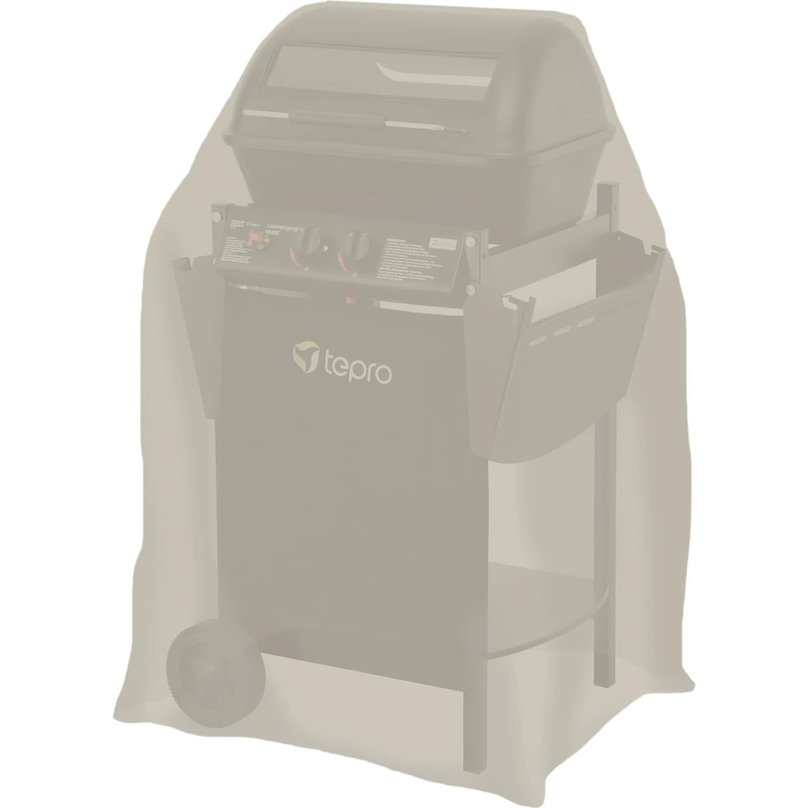 Tepro Universal Abdeckhaube für Gasgrill Braun Polyester