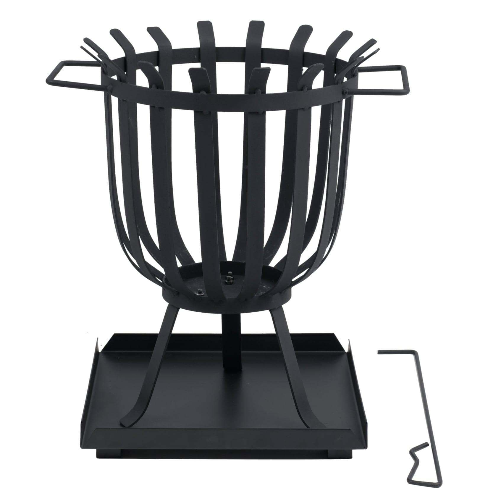 Tepro Feuerkorb Brentwood Schwarz Lackierter Stahl