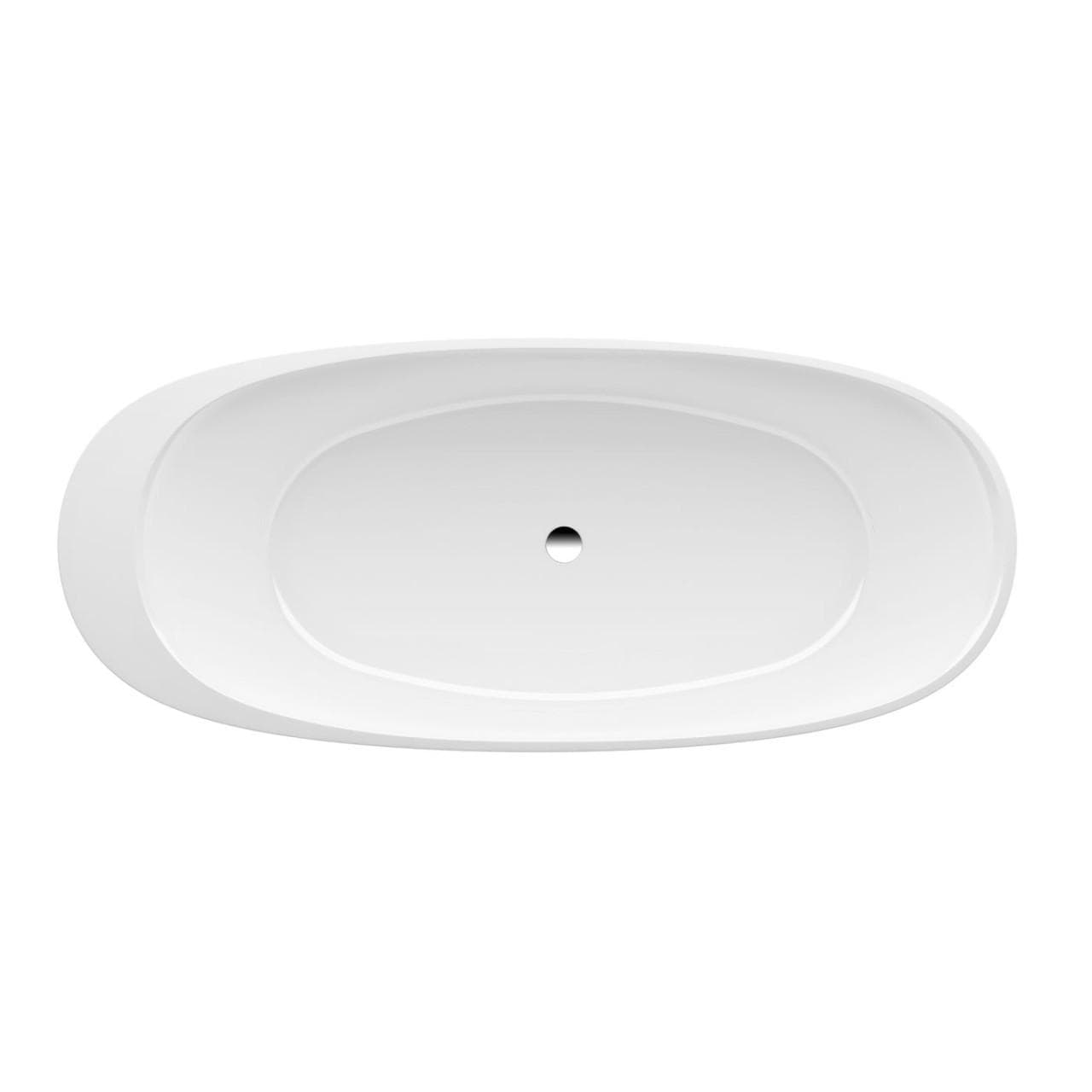 LAUFEN Freistehende Badewanne ALESSI 800x1850x590 Sentec