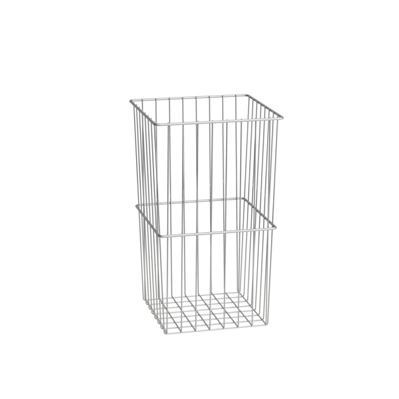LAUFEN Wäschekorb für Hochschränke 27x44,5x27cm, verchromt