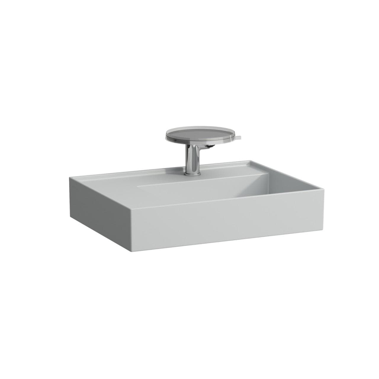 LAUFEN Kartell Waschtisch 60x46cm Grau Saphirkeramik
