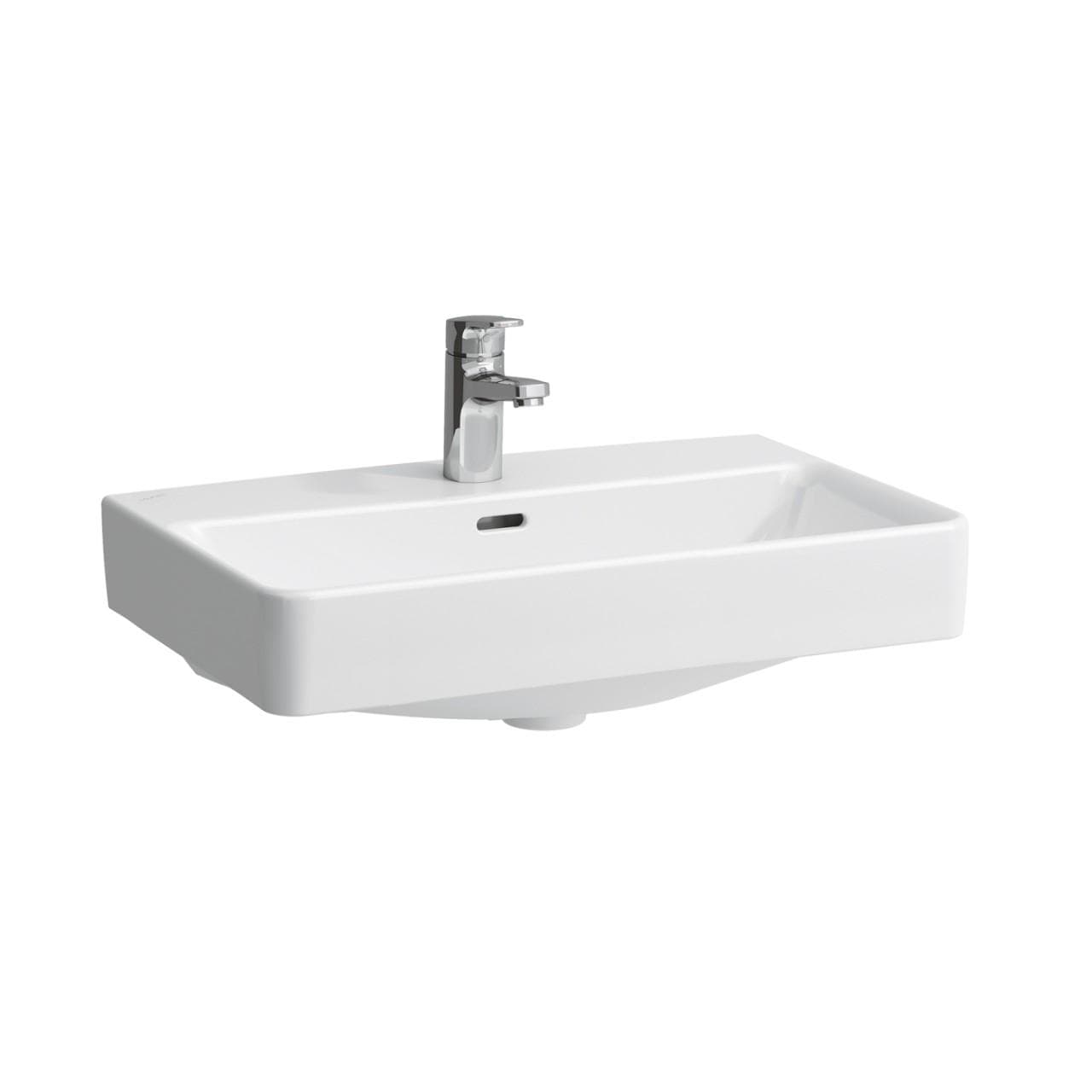 LAUFEN Pro S Waschtisch 55 x 46,5 cm Weiß mit Überlauf