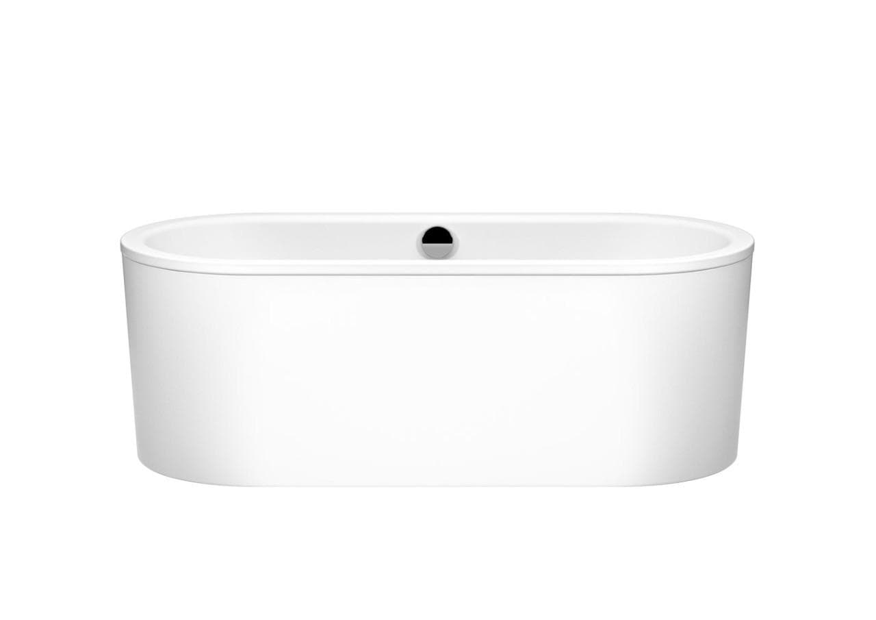 Ovale Freistehende Badewanne aus Stahl-Emaille