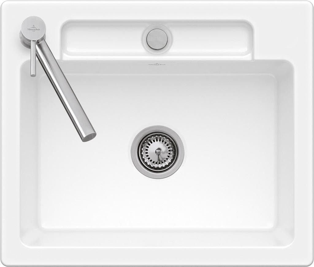 Villeroy & Boch Einbauspüle 33460FKG TitanCeram Snow White cplus