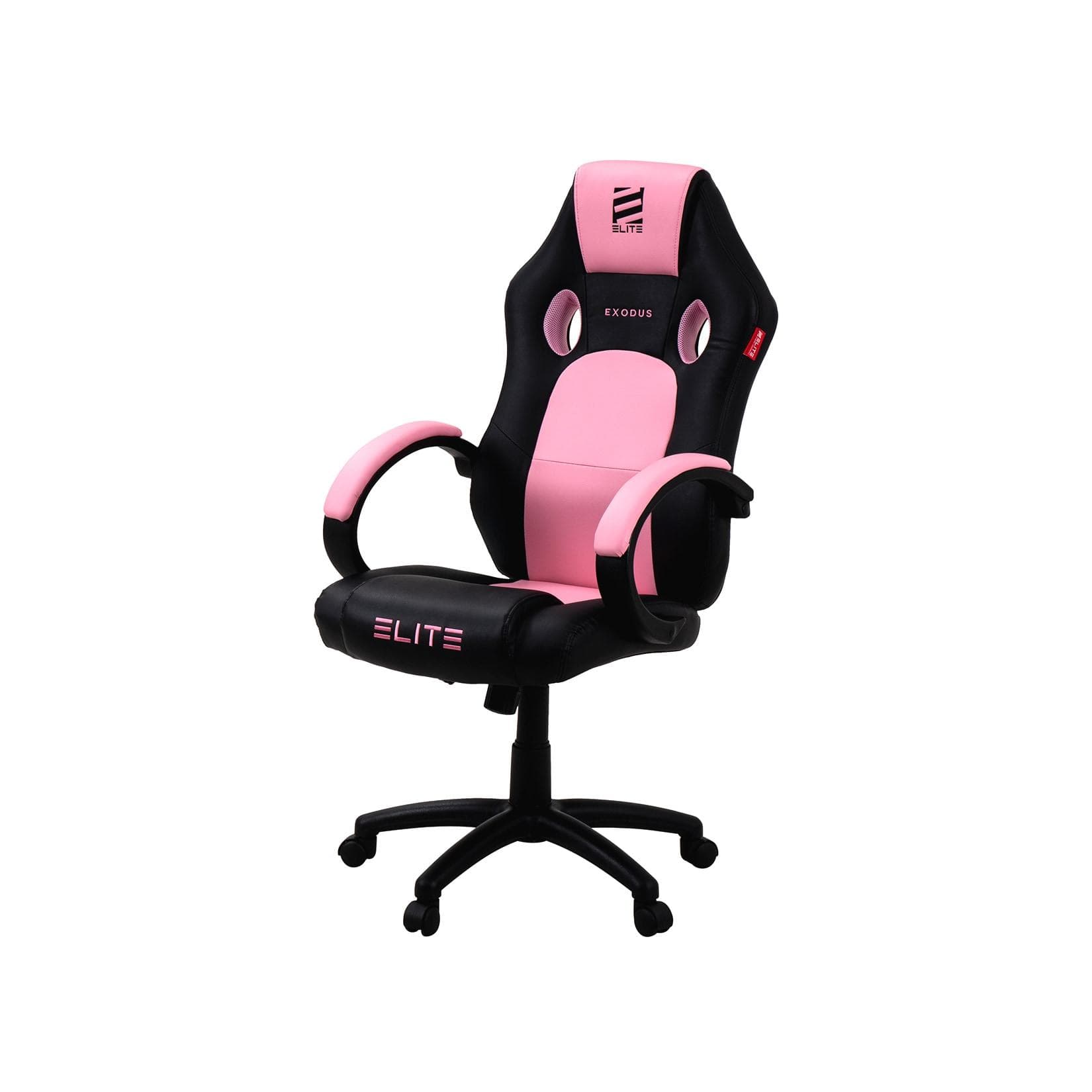 Elite Gaming-Stuhl EXODUS Memory-Schaum Schwarz/Pink