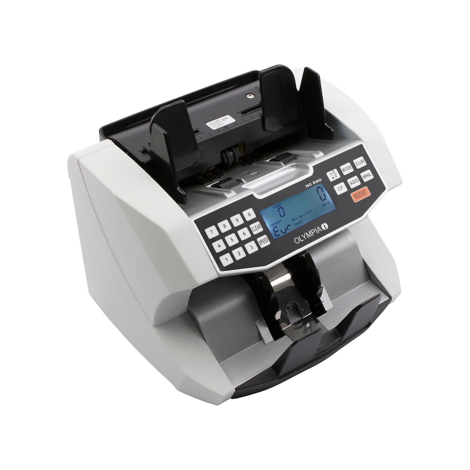 Olympia NC 590 Wertezähler mit LC-Display, Frontloader