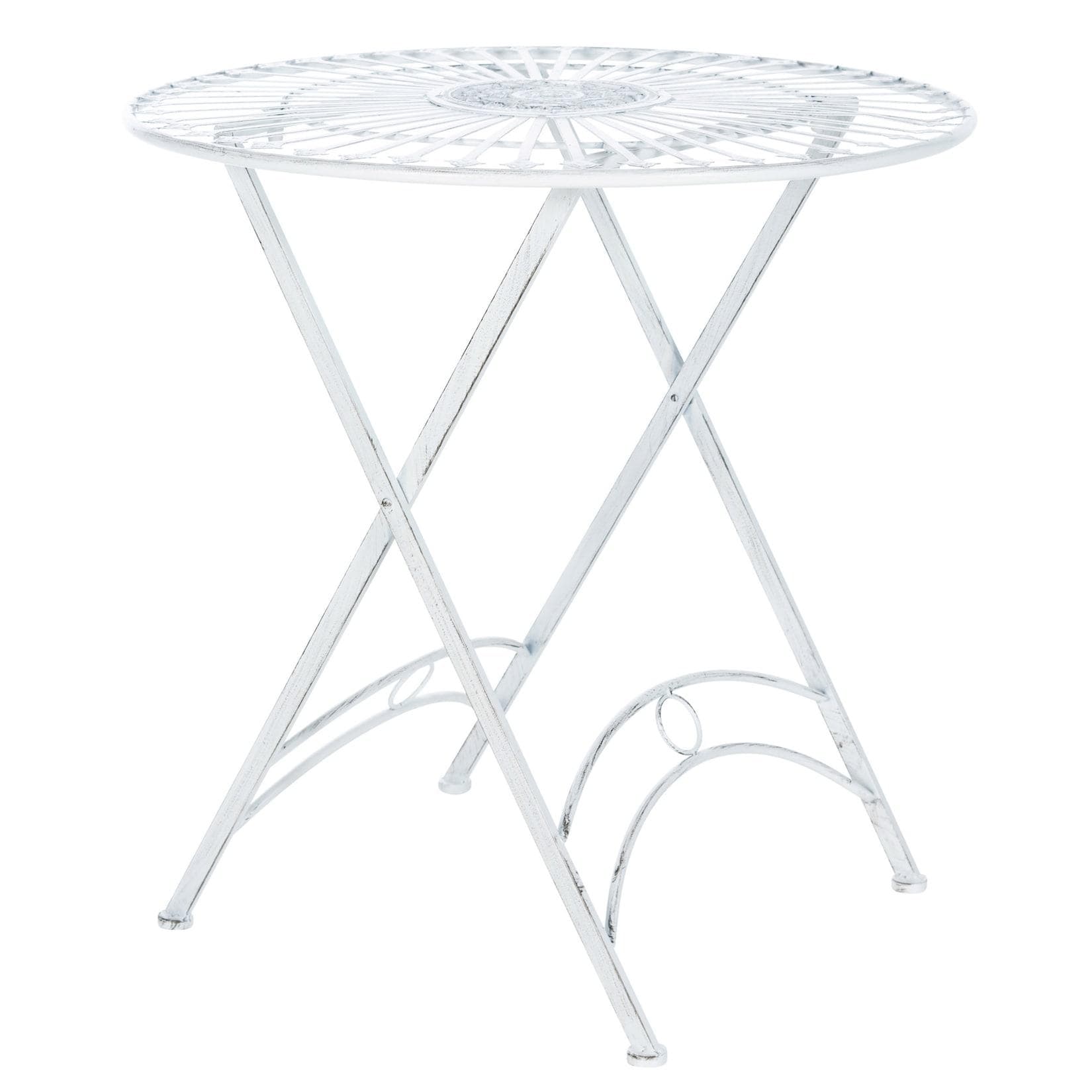 CLP Gartentisch Tegal: Antiker Metalltisch mit filigranen Verzierungen