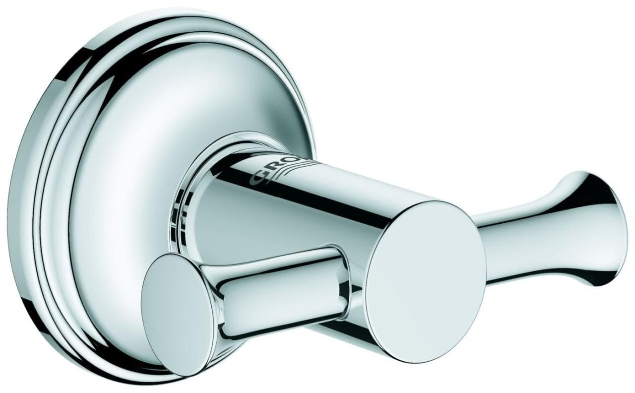 Grohe Bademantelhaken Essentials Authentic Chrom Verdeckte Befestigung