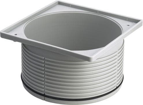 Viega Aufsatzrahmen 4922.4 150x150mm Kunststoff Grau