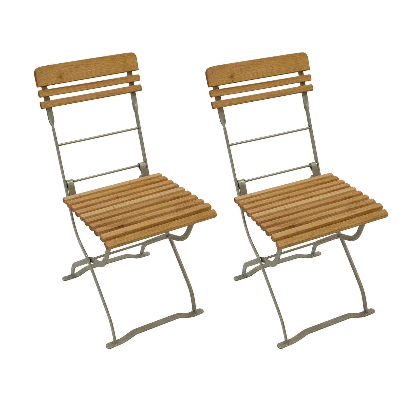 Robuste Gartenstühle aus Robinie und verzinktem Stahl