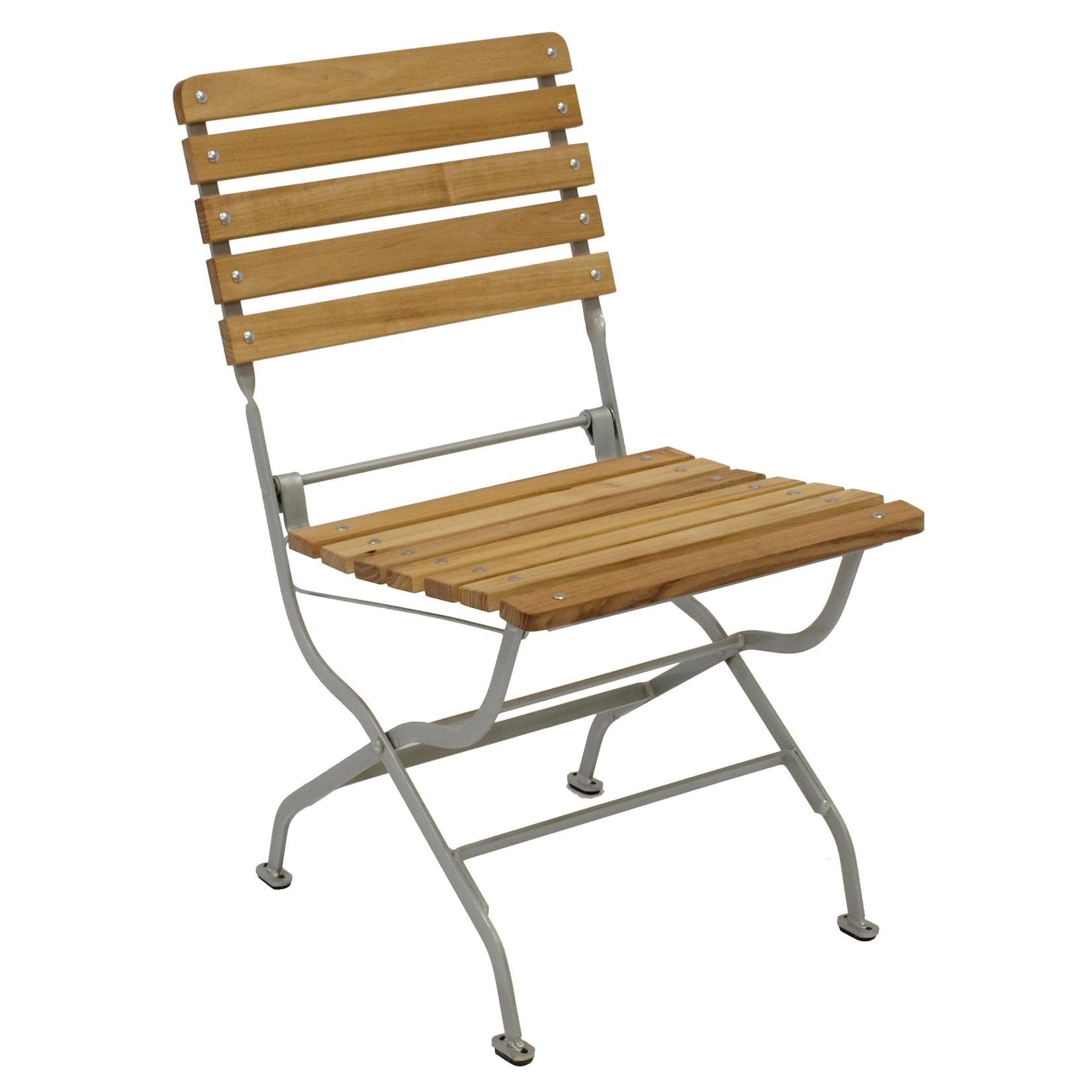 DEGAMO Klappstuhl PASSAU Robinie Holz Gestell verzinkt
