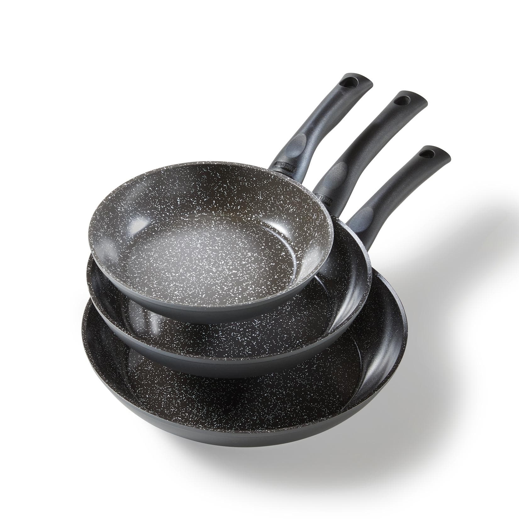STONELINE Pfannen-Set CERAMIC Anthrazit 3-tlg. Induktion