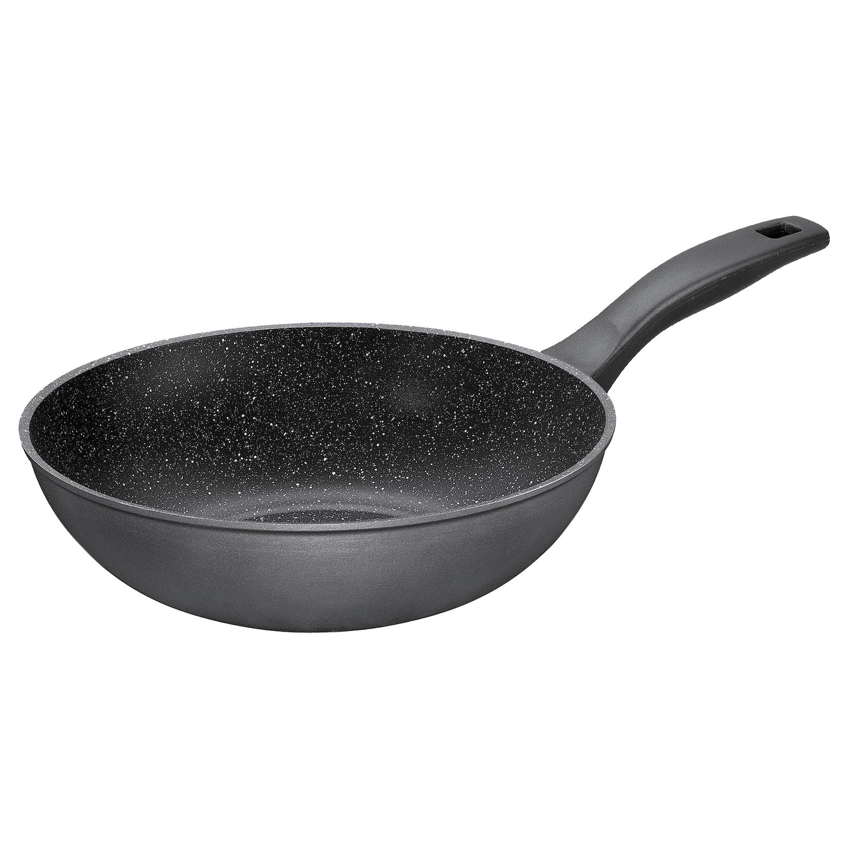 STONELINE Wok 30 cm Anthrazit Induktion