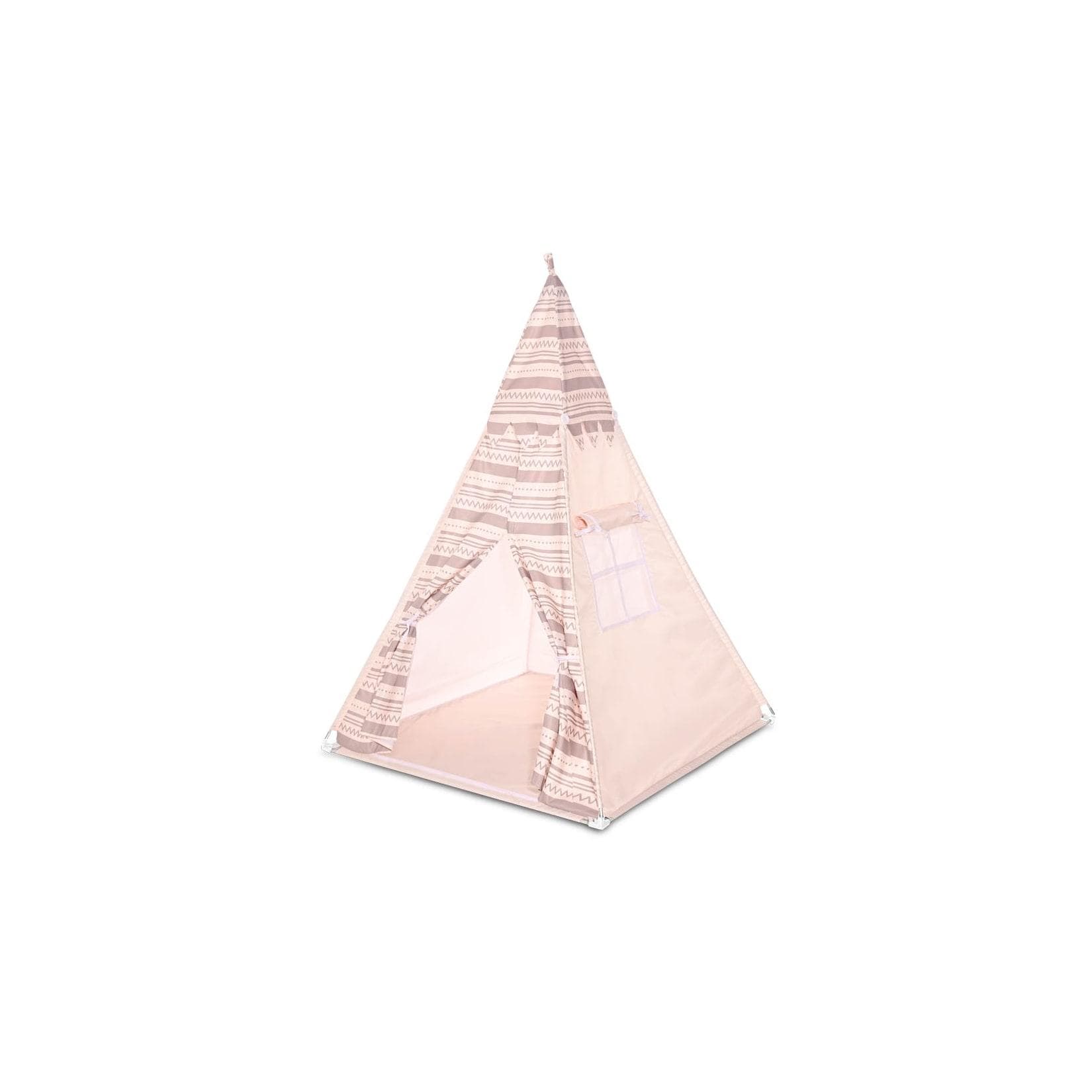 Lorelli Kinderspielzelt Krabbeldecke Netzfenster Türen beige