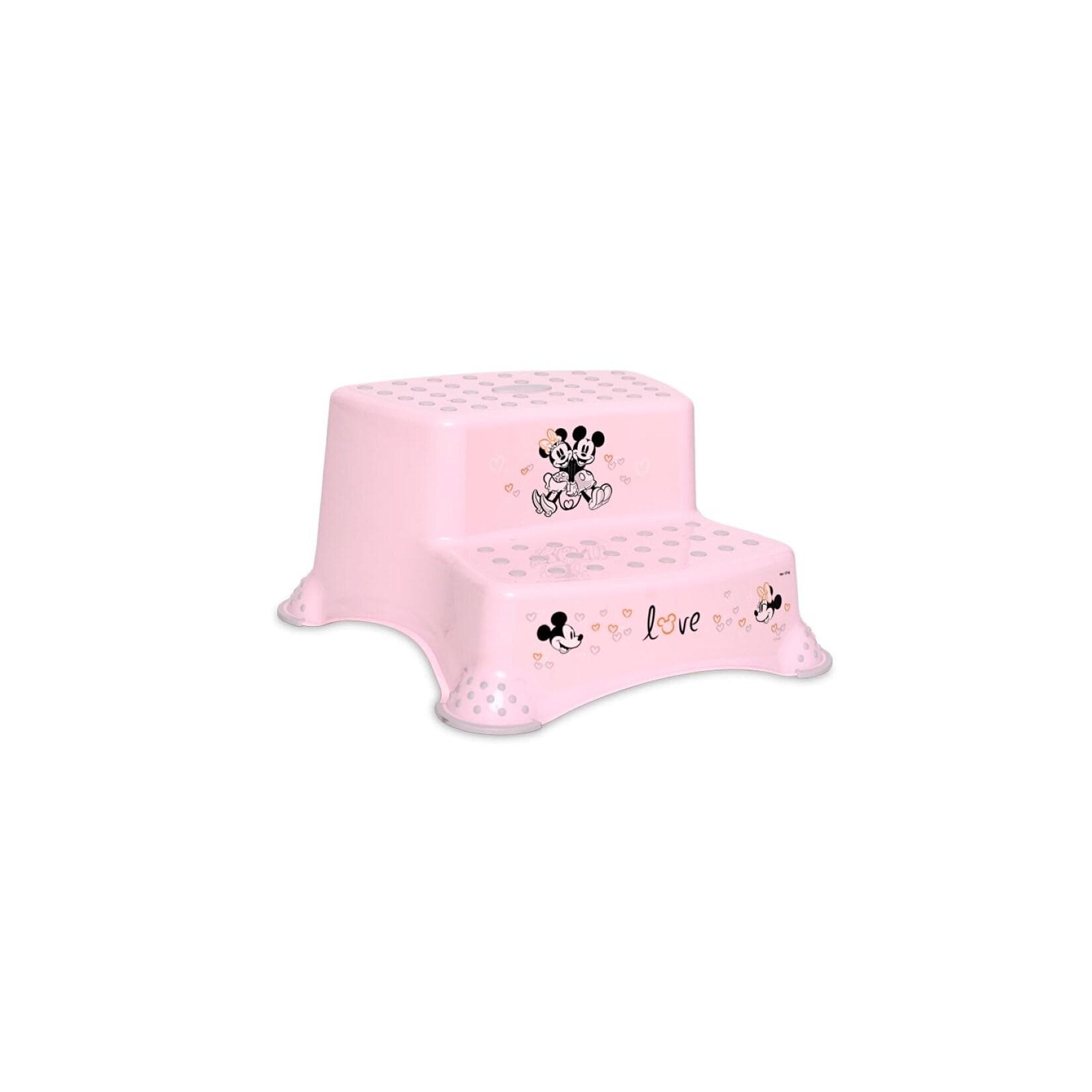 Lorelli Kinder Badhocker zweistufig rutschfest pink
