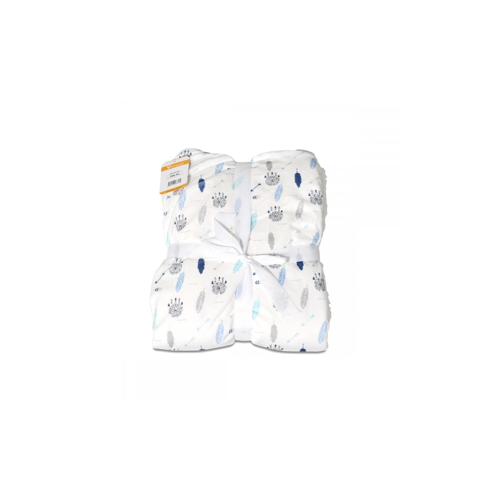 Cangaroo Babydecke Shaggy, 105 x 75 cm, kuschelige Babydecke, ab Geburt blau