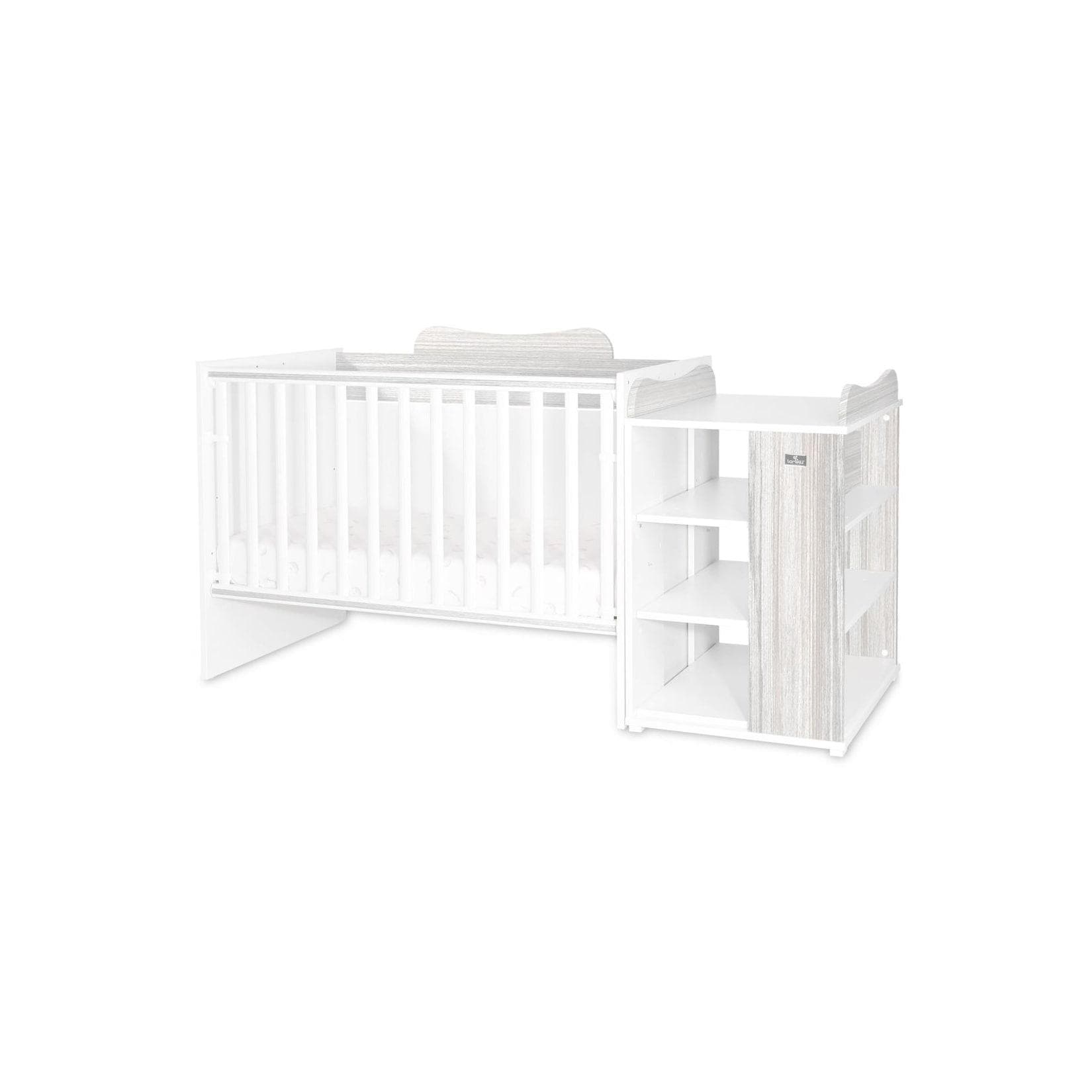 Lorelli Babybett Multi Grau Mehrfach umbaubar Jugendbett